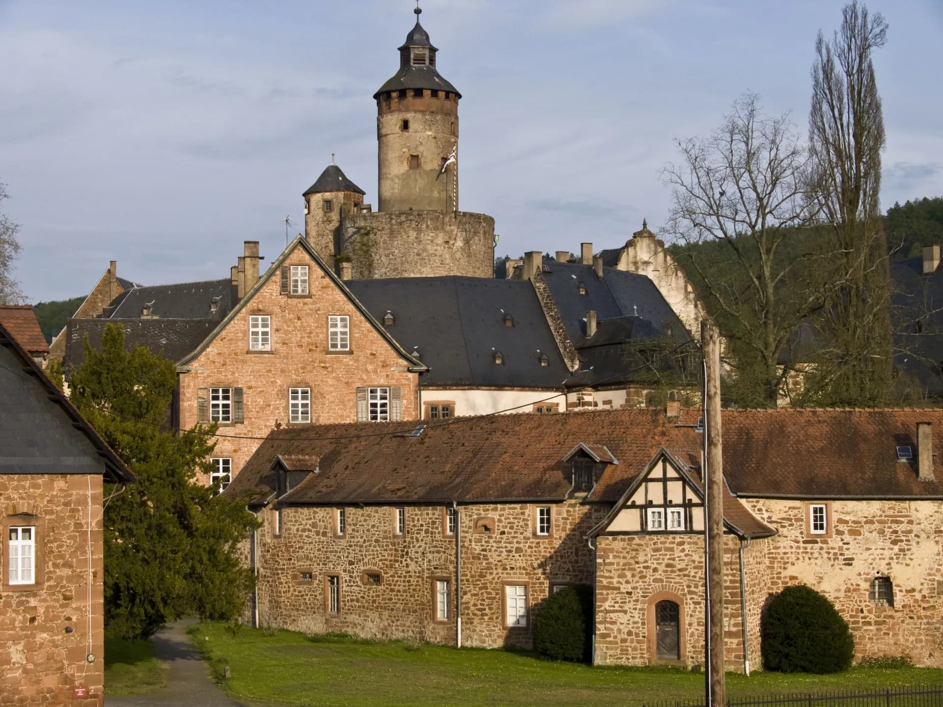 Schloss Büdingen mit Vorhof
