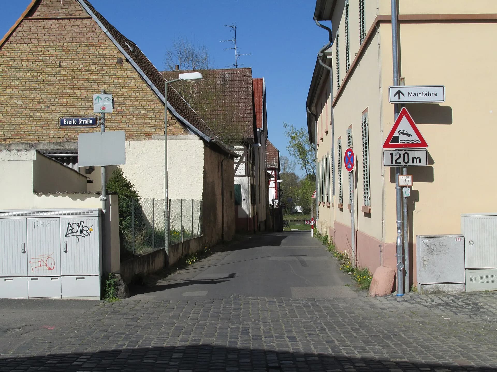 Schmiedegasse in Offenbach-Rumpenheim