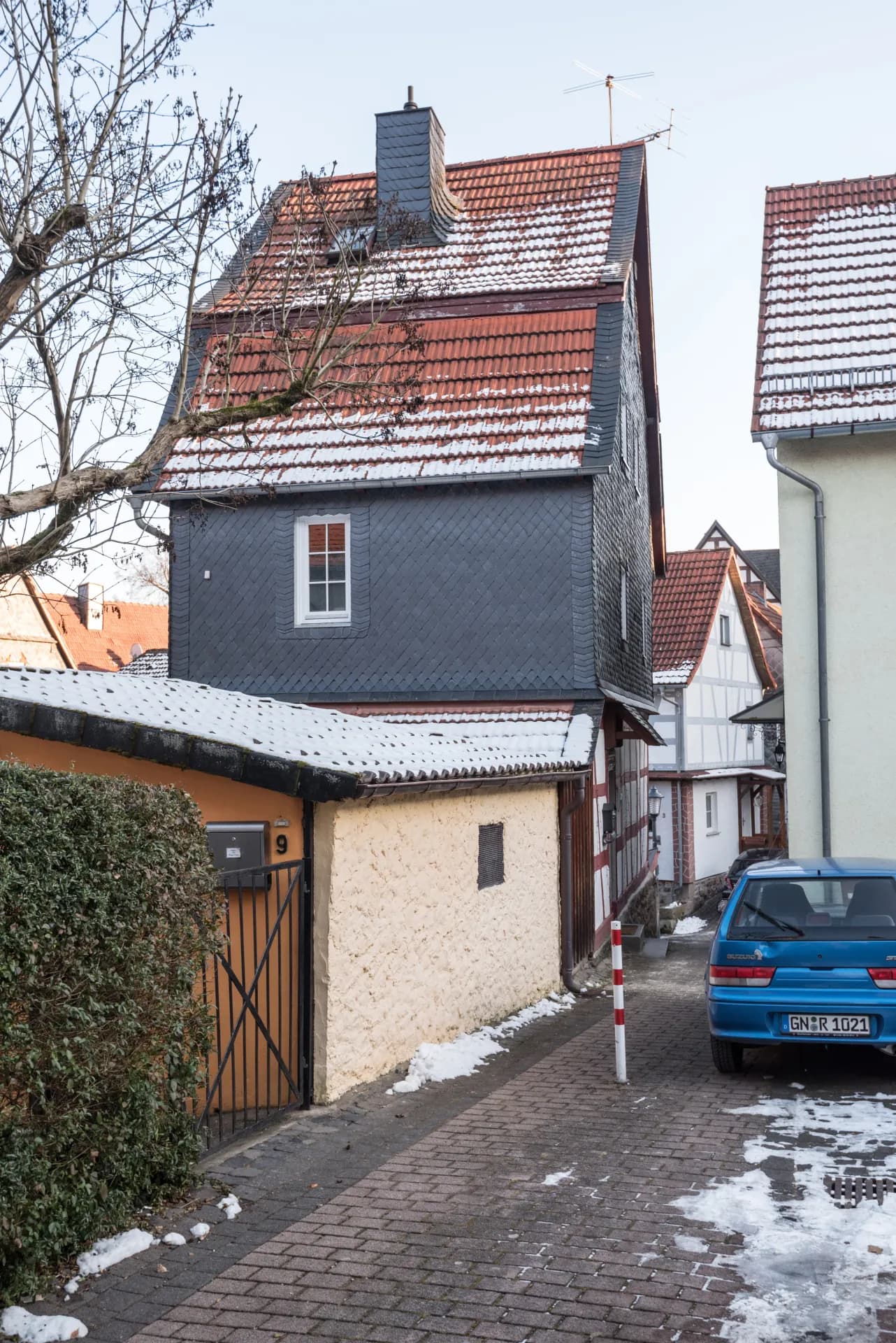 Gasse an der Schwarzgasse 4 in Wächtersbach