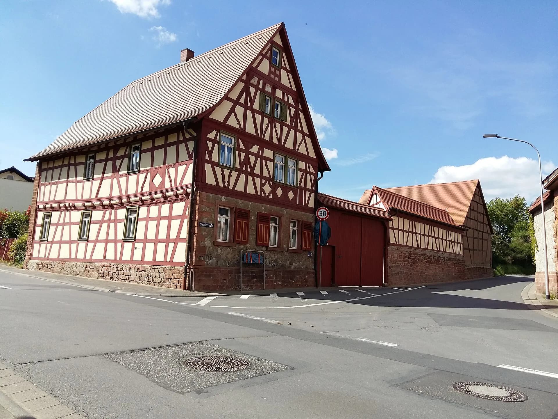Fachwerkhaus an der Semder Straße in Otzberg-Habitzheim