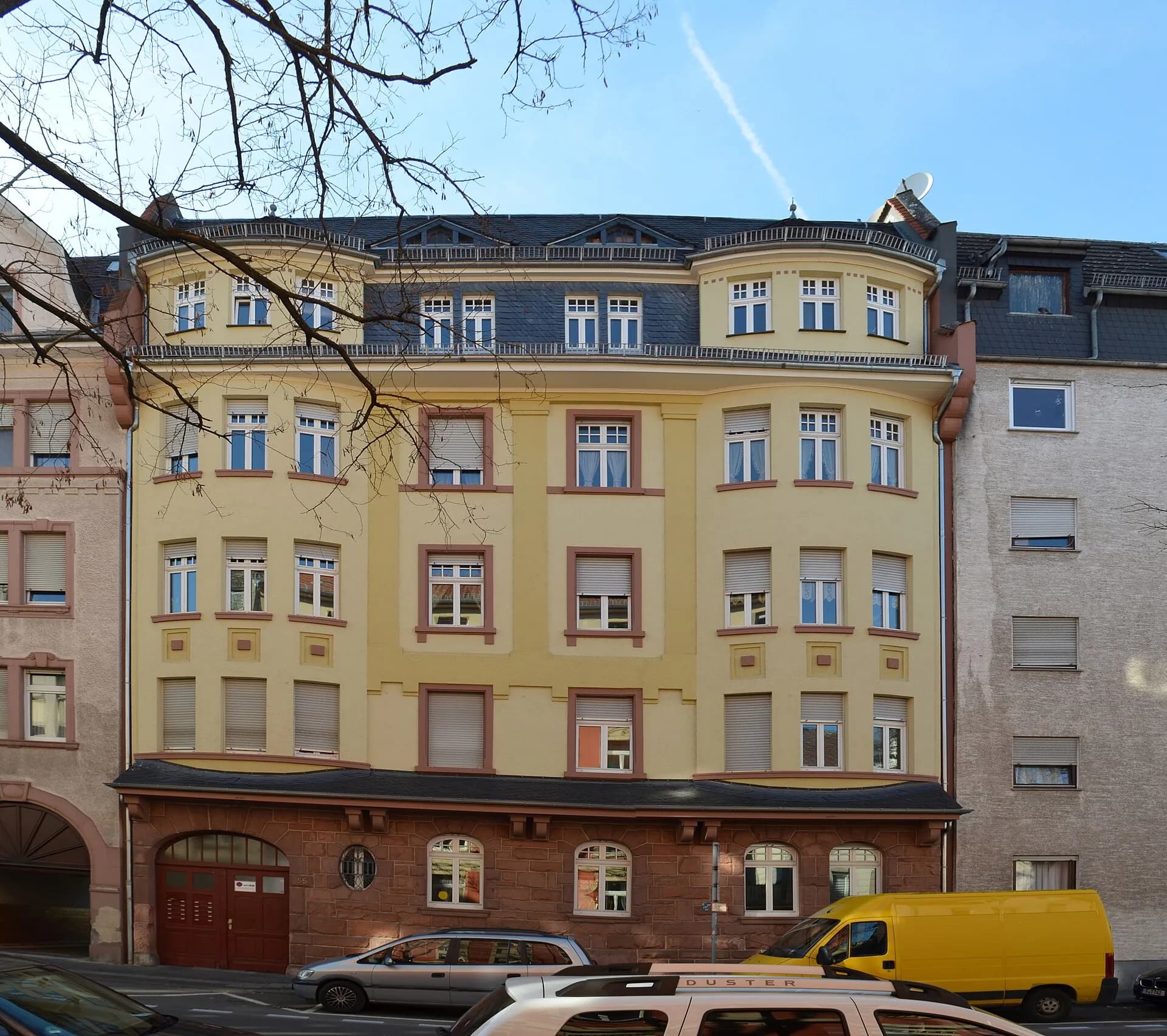 Senefelderstraße 55 von der Straßenseite in Offenbach
