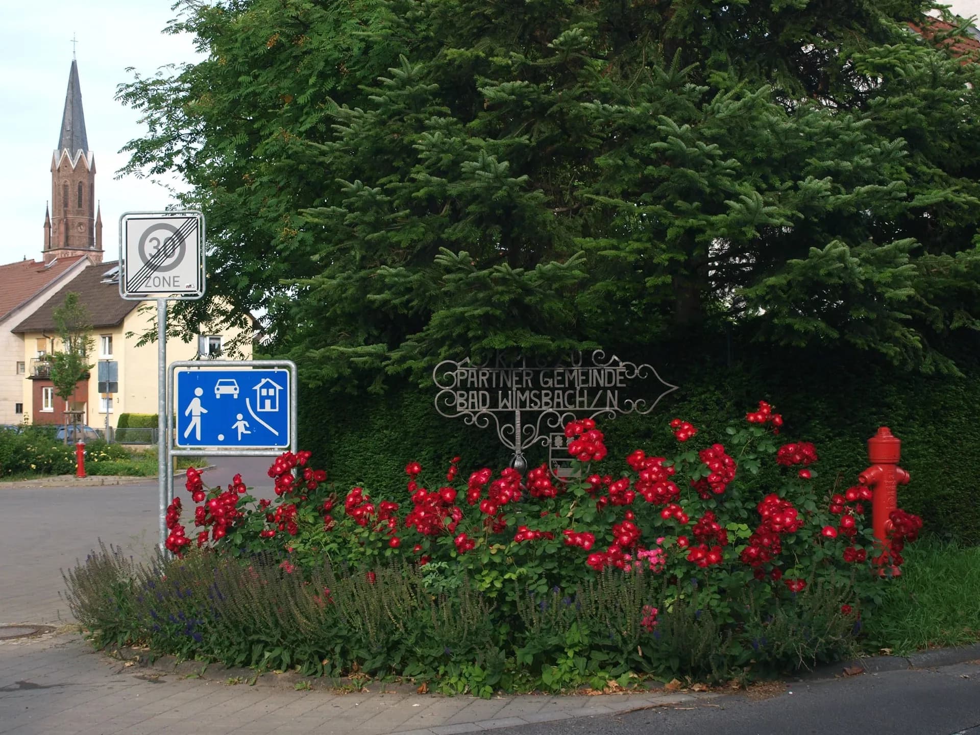 Wegweiser in Seulberg bei Friedrichsdorf