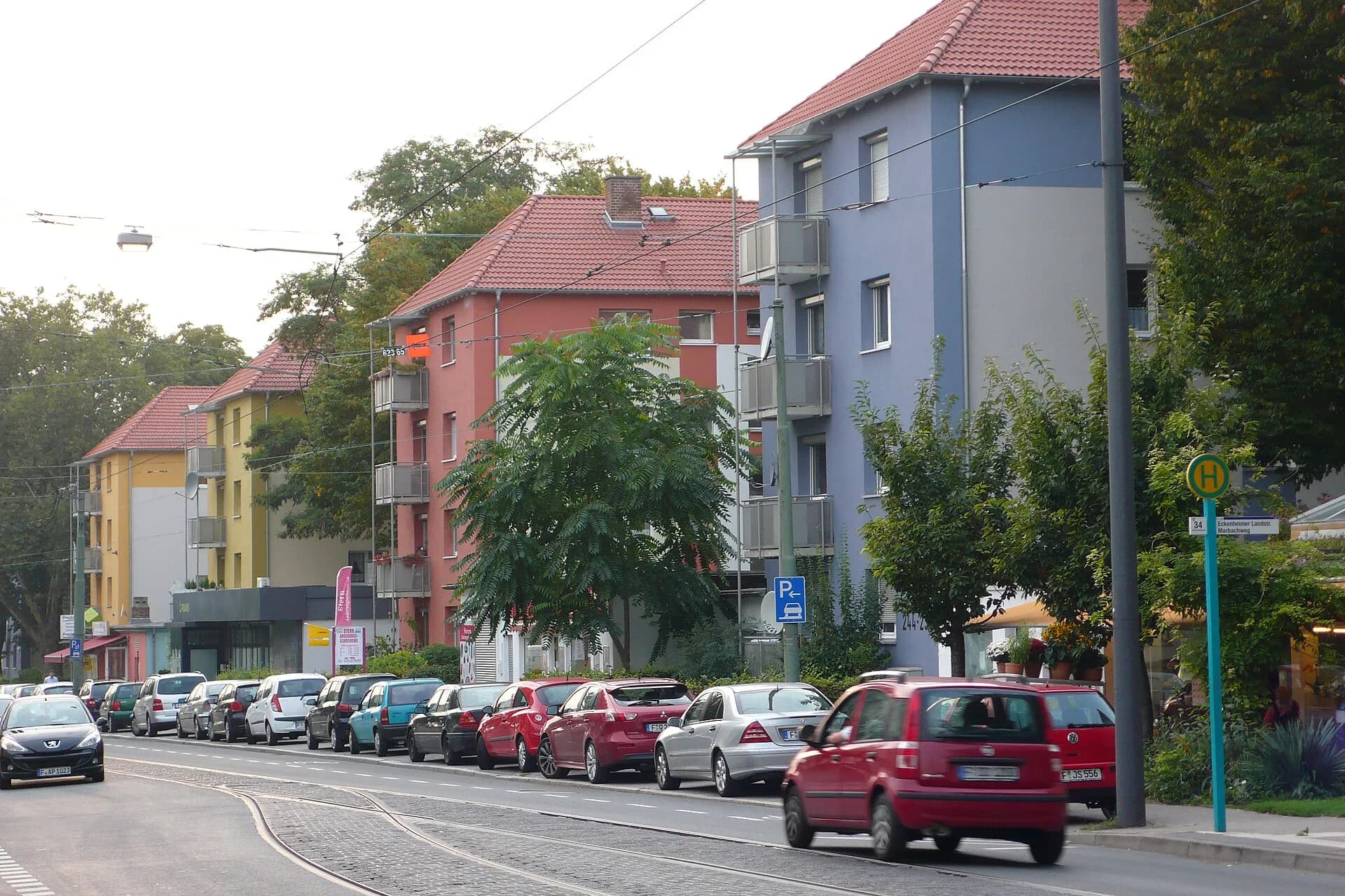 Siedlung Dornbusch Ost am Marbachweg in Frankfurt Dornbusch