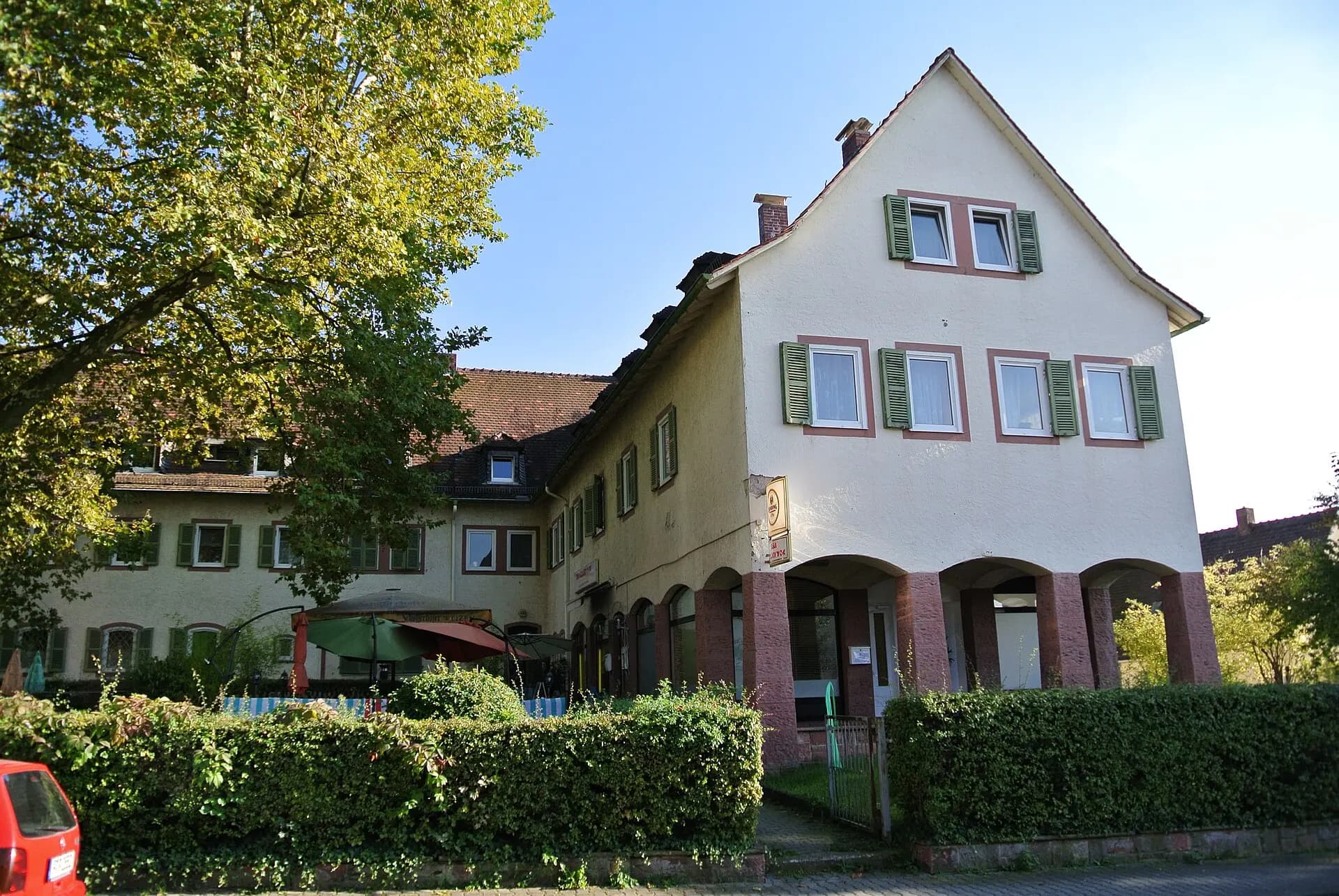 Wohnhaus der Siedlung Frankfurter Berg an der Homburger Landstraße