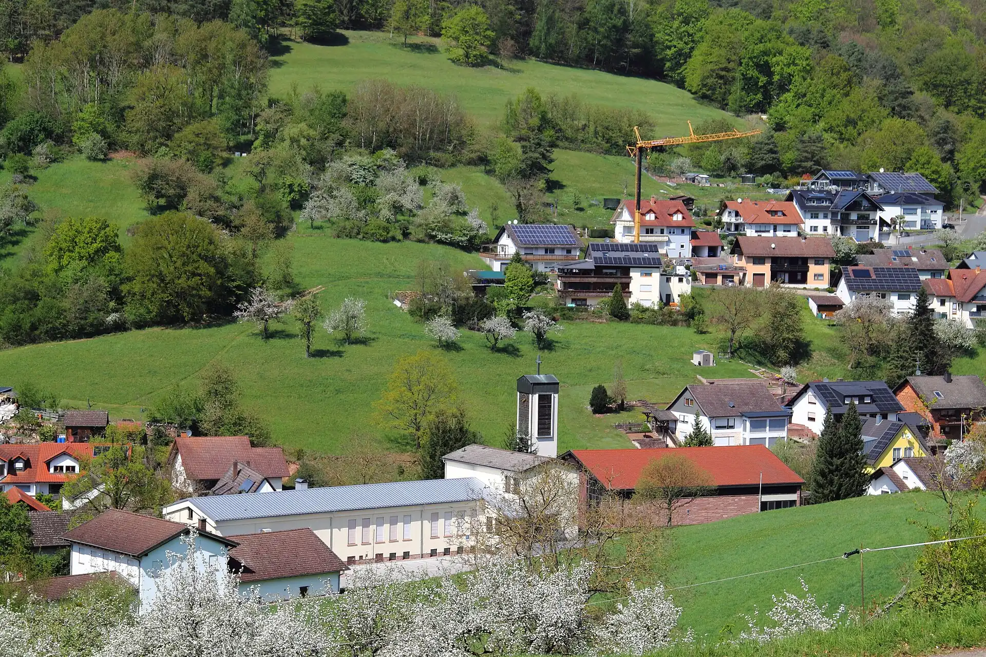 Ortsansicht des Ortsteils Soden in Sulzbach am Main