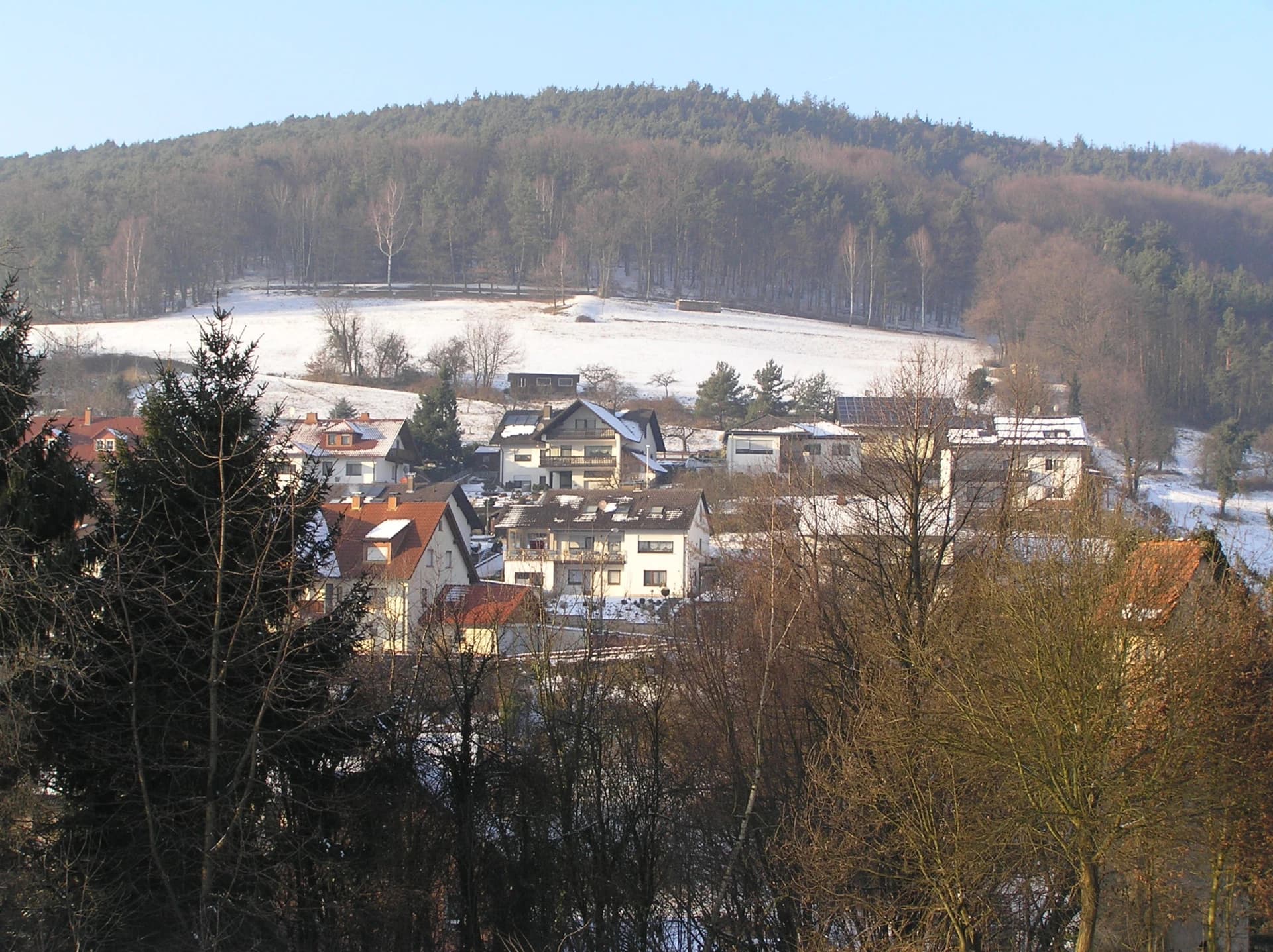Wohnhäuser im Ortsteil Soden in Sulzbach am Main