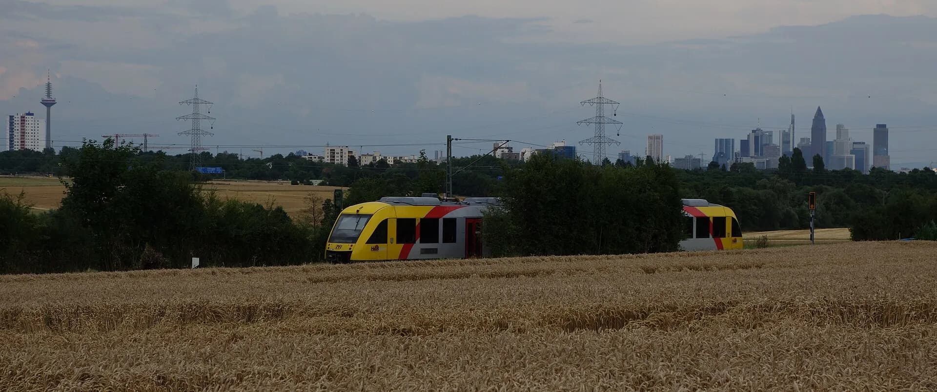 Sodener Bahn im Feld bei Sulzbach (Taunus)