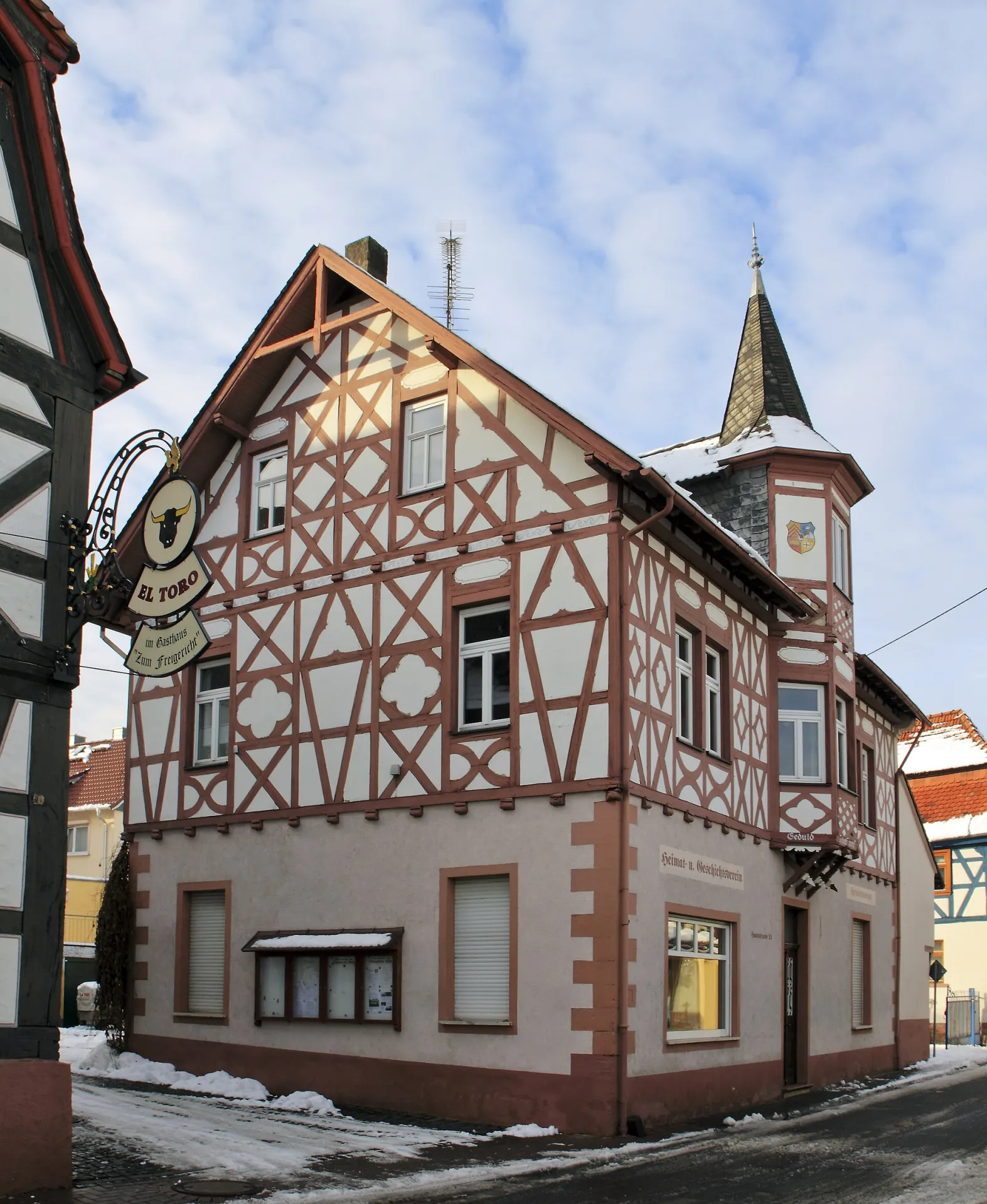 Fachwerkbau des Heimatmuseums im Ortsteil Somborn in Freigericht