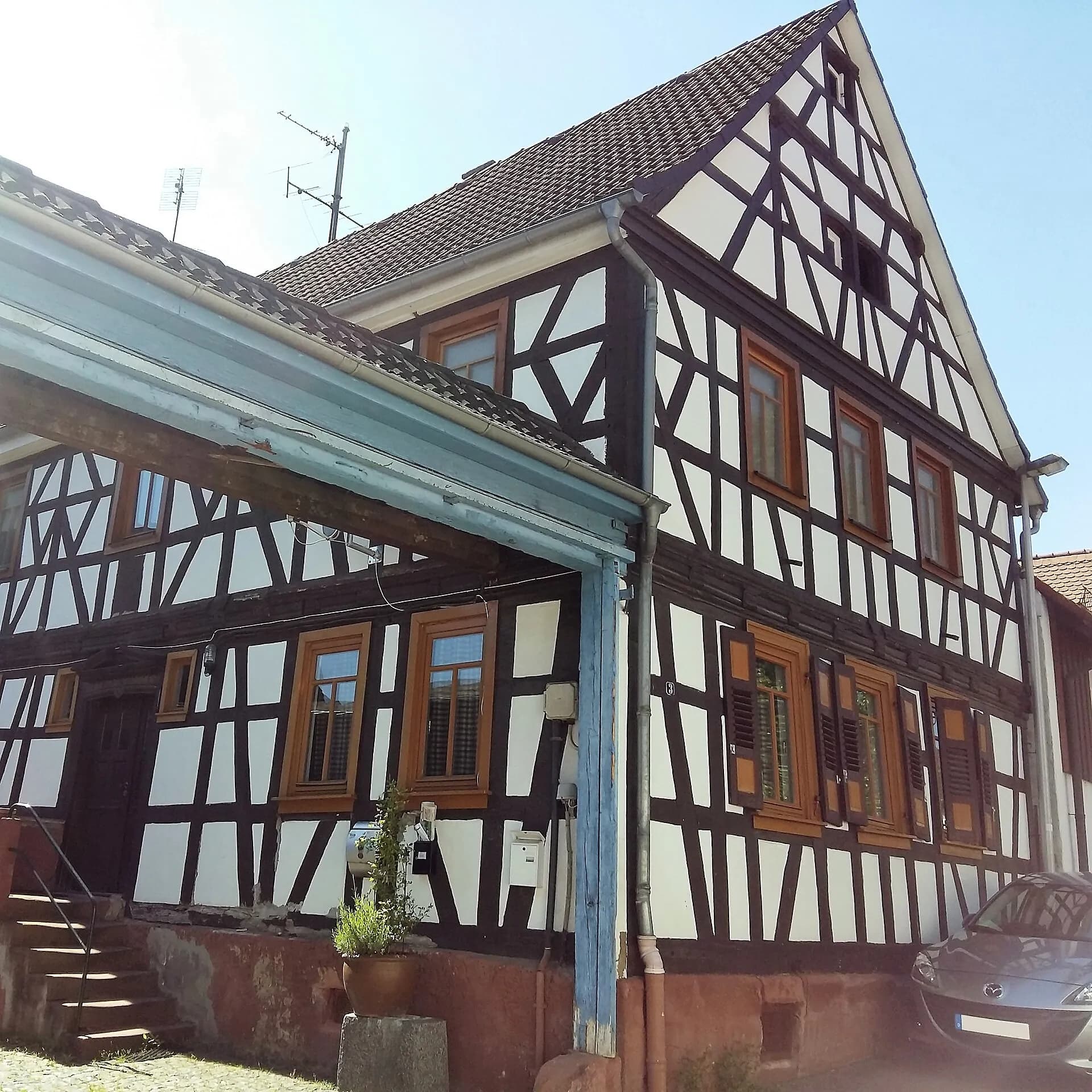 Fachwerkhaus in der Dilsbachstraße in Reinheim-Spachbrücken