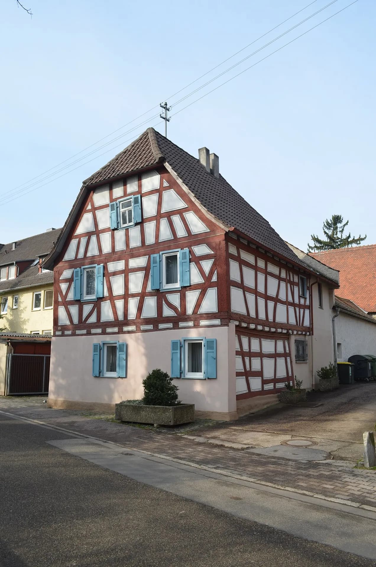 Fachwerkhaus an der Spielsgasse in Frankfurt Niederursel