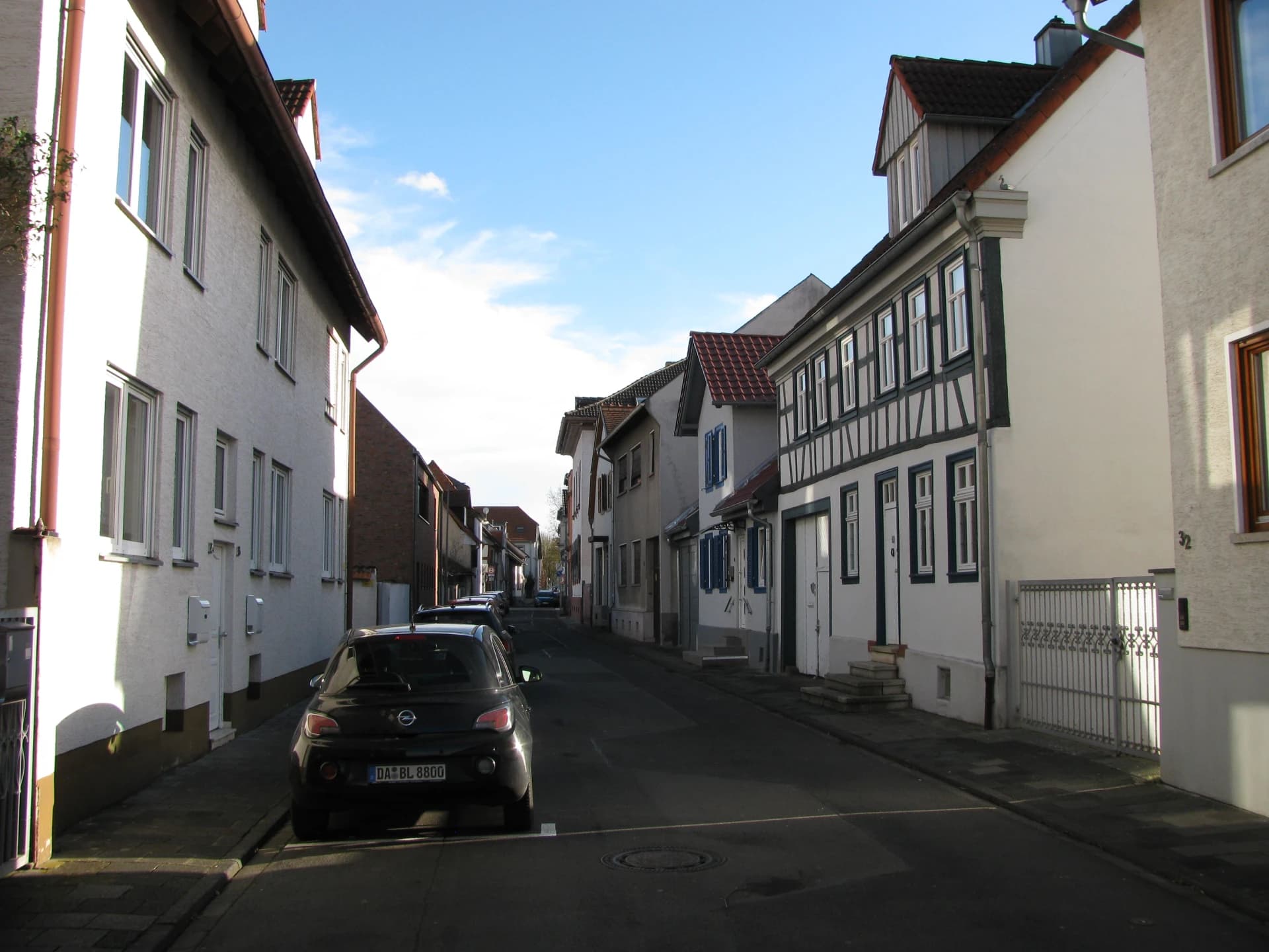 Wohnhäuser in der Spitalstraße in Dieburg