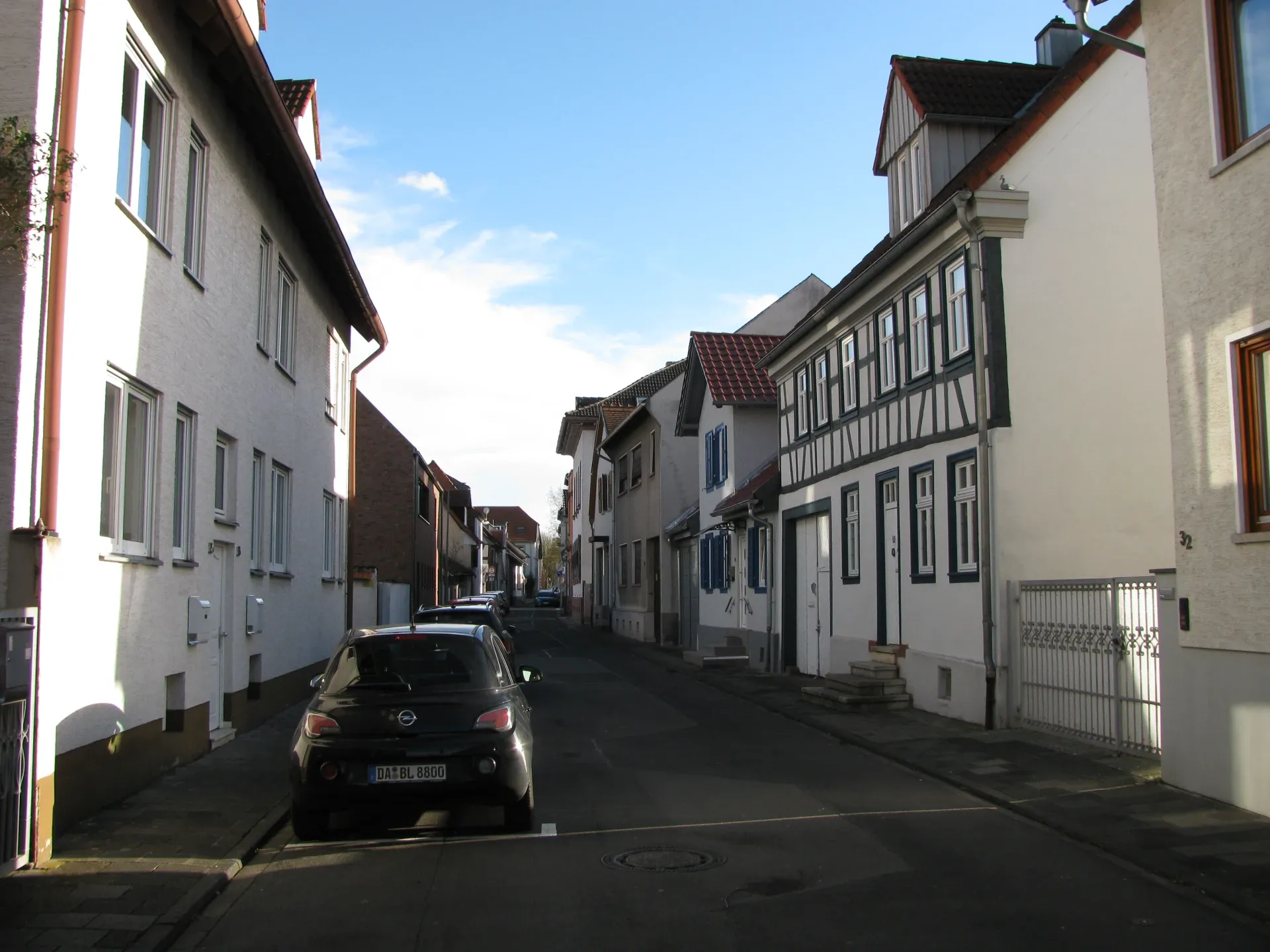 Wohnhäuser in der Spitalstraße in Dieburg