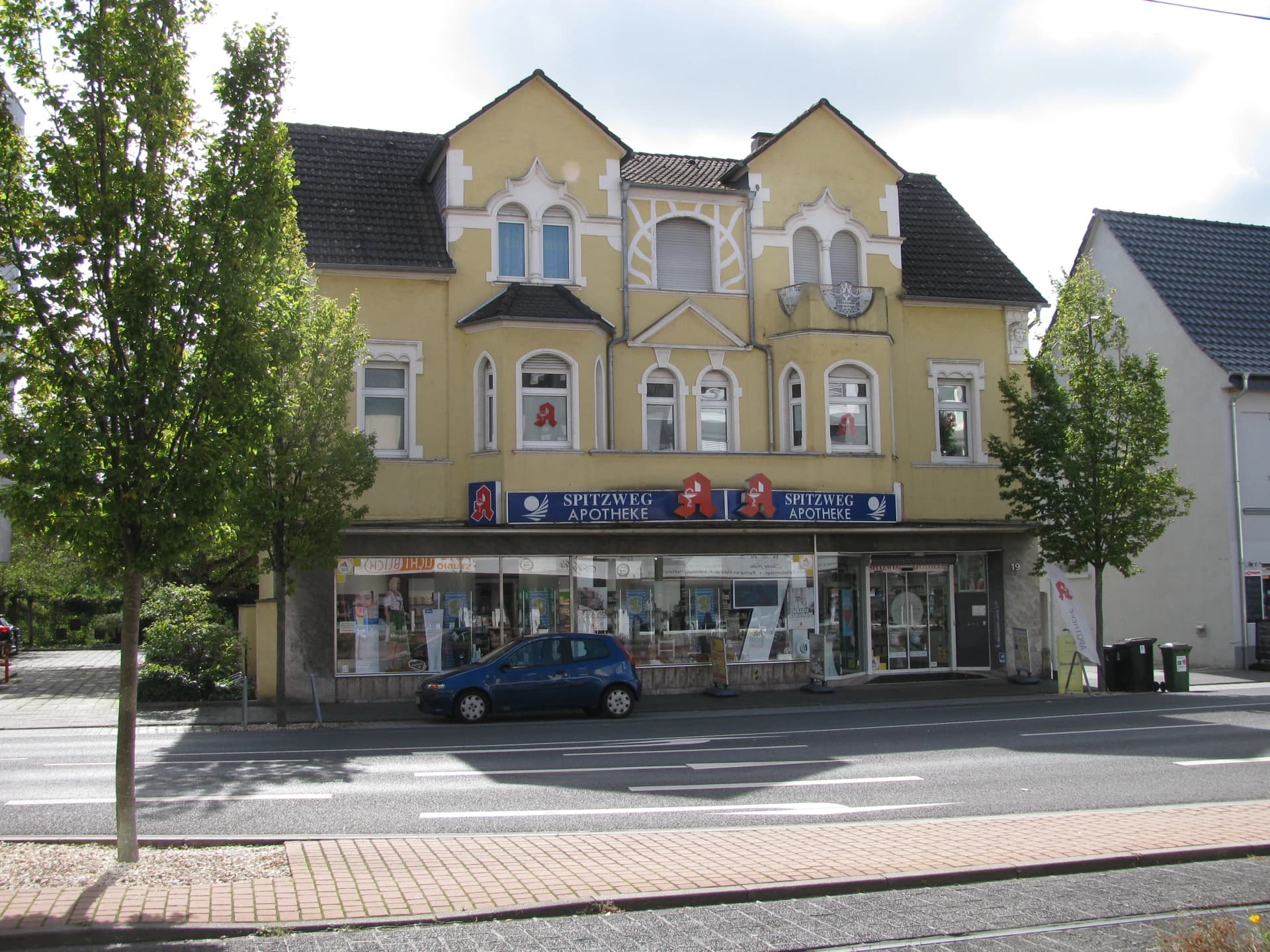 Spitzweg-Apotheke an der Wilhelm-Leuschner-Straße in Griesheim