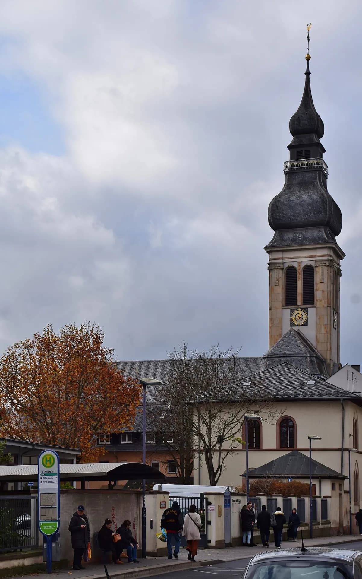 St. Marienkirche von Osten in Offenbach