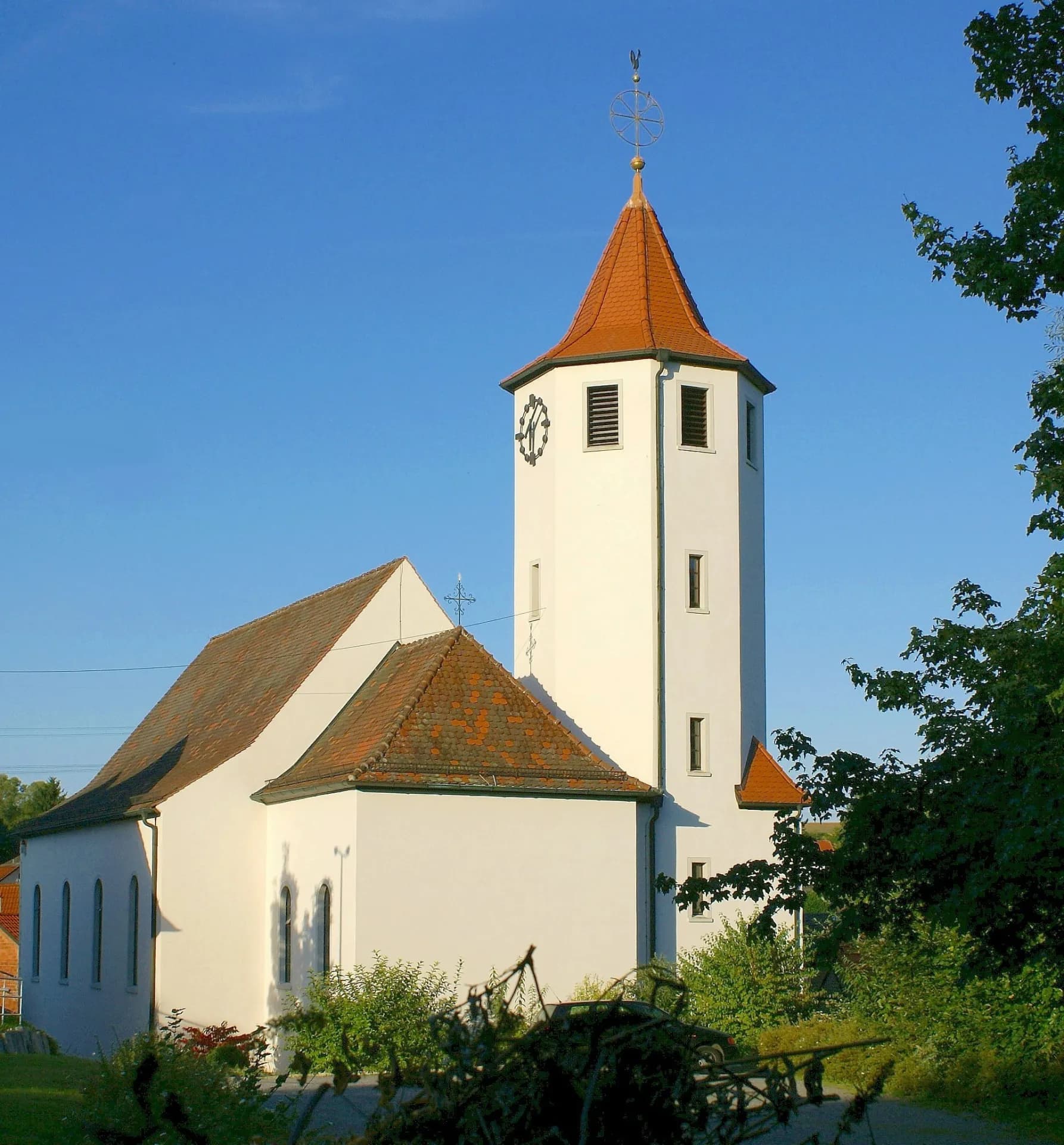Kirche St. Wendelin im Ortsteil Unterafferbach in Goldbach