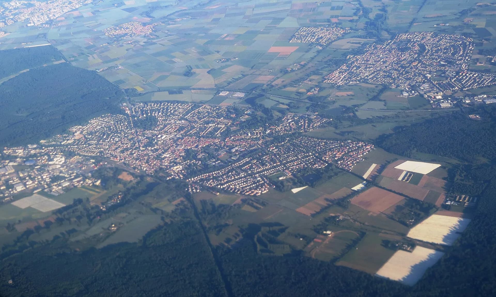 Dieburg aus der Luft