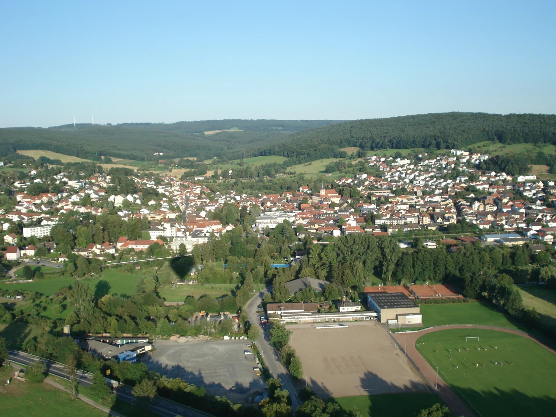 Stadtansicht von Bad König