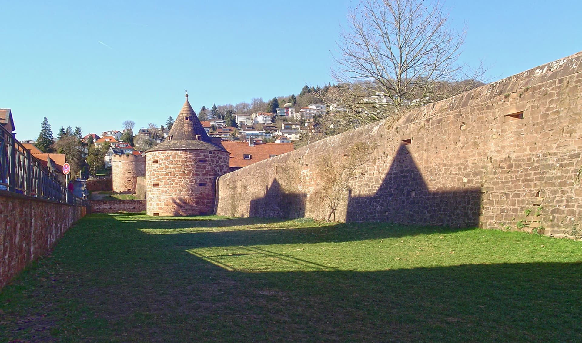 Stadtgraben am Lohsteg in Büdingen
