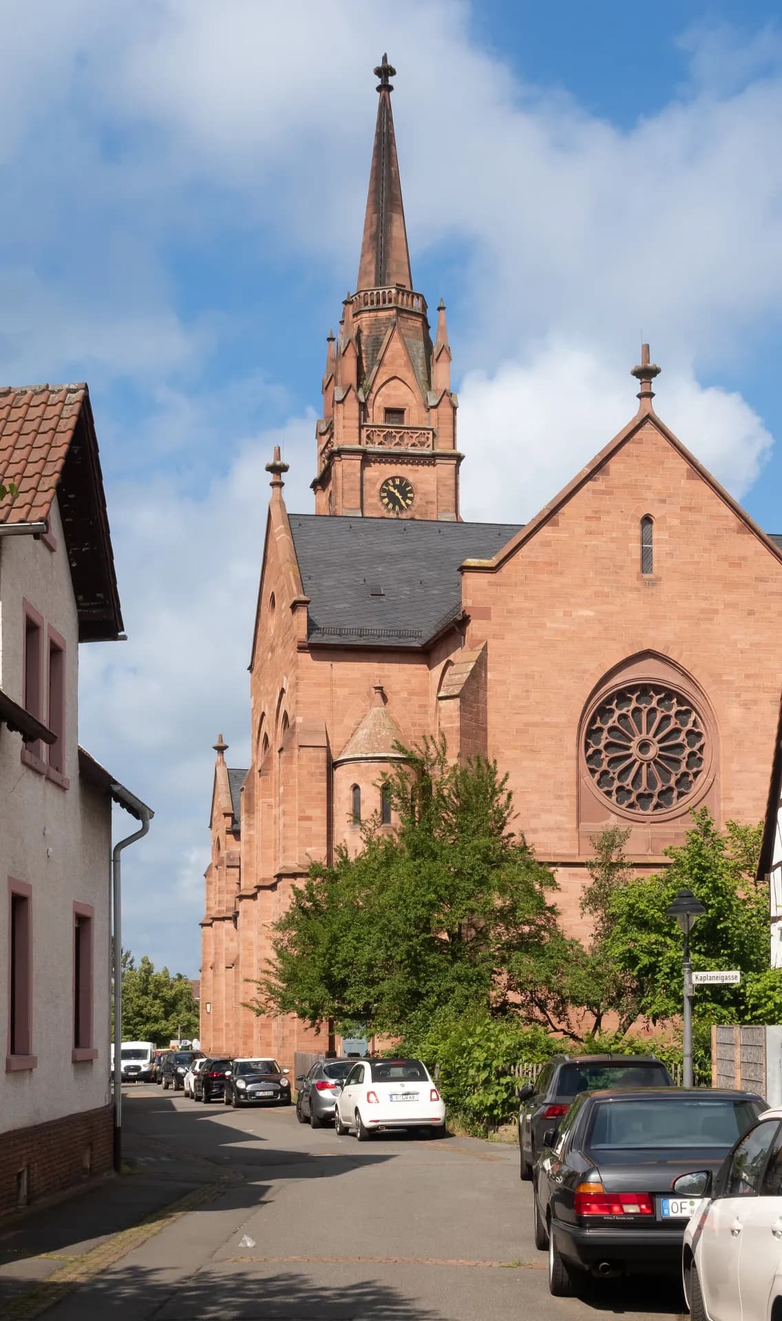 Rosettenfenster der Evangelischen Stadtkirche in Langen