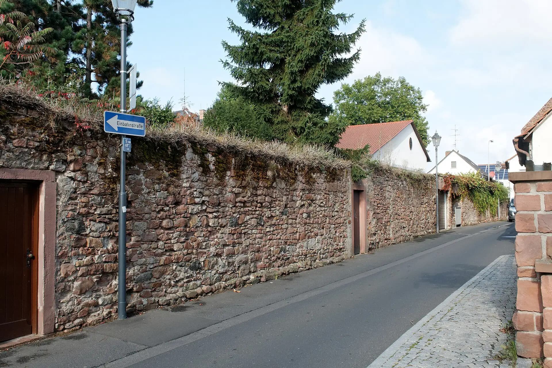 Stadtmauer an der Mauerstraße in Seligenstadt