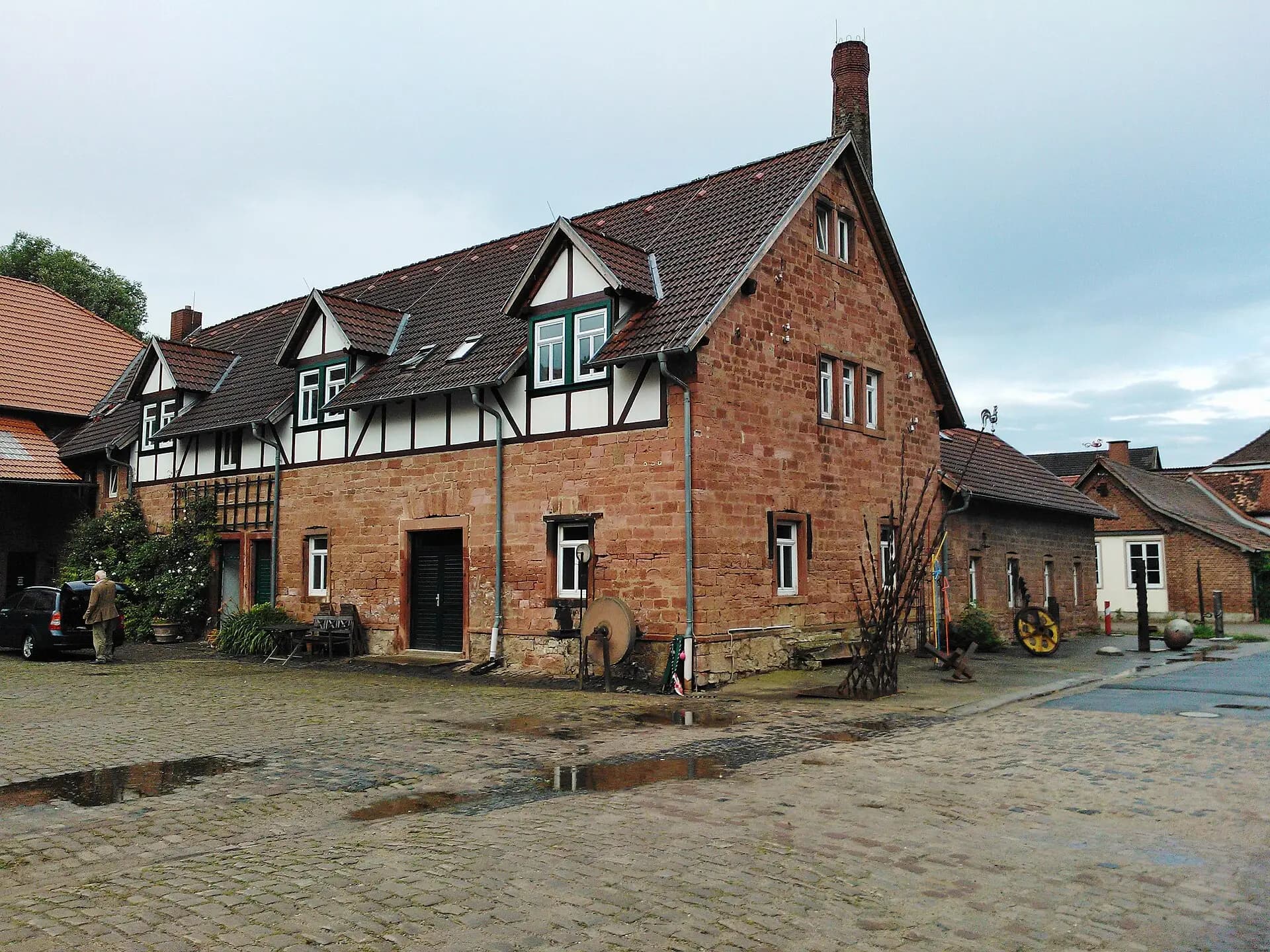 Stallgebäude der Burg Habitzheim in Otzberg