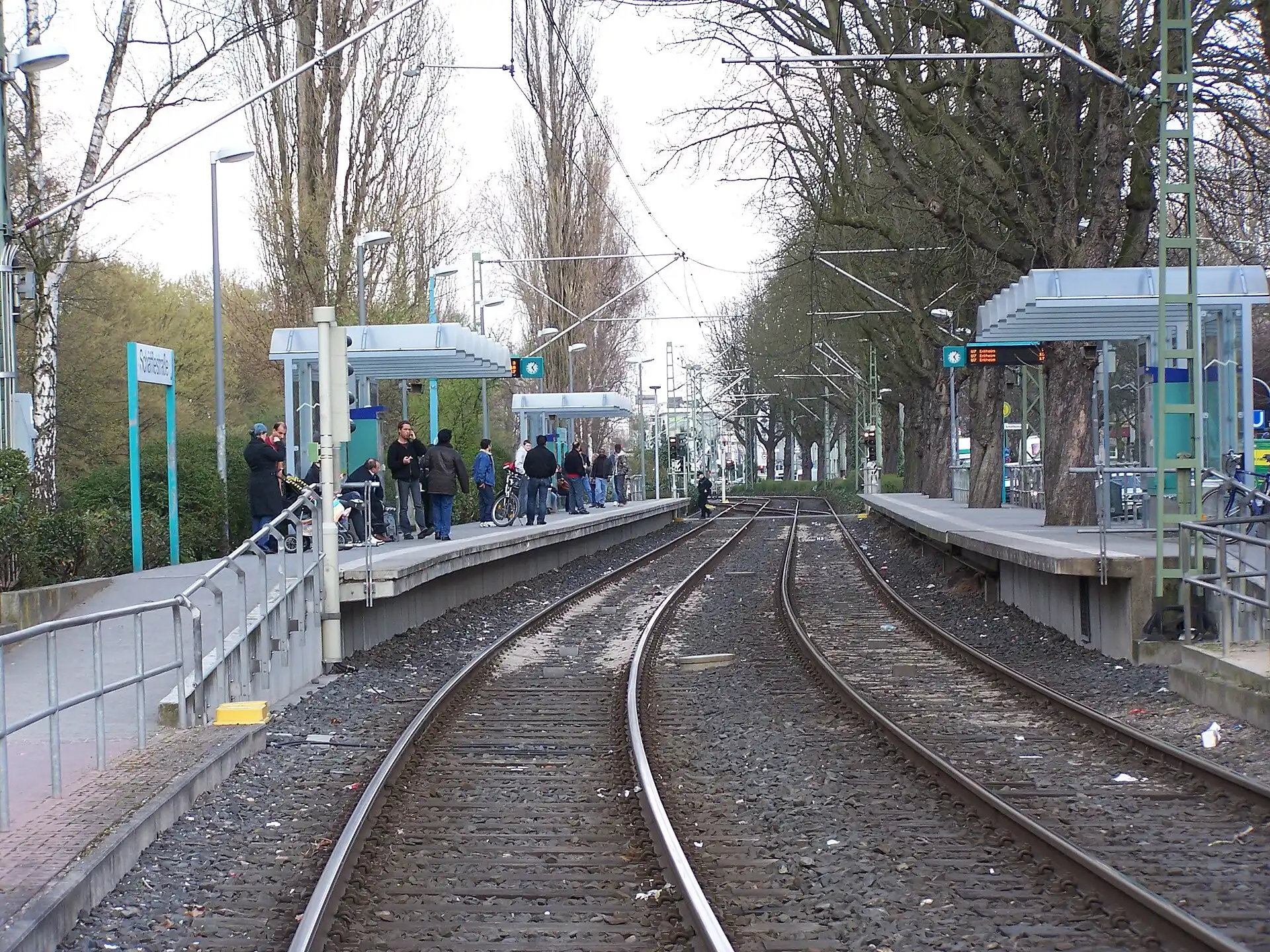 Station Schäfflestraße in Frankfurt am Main