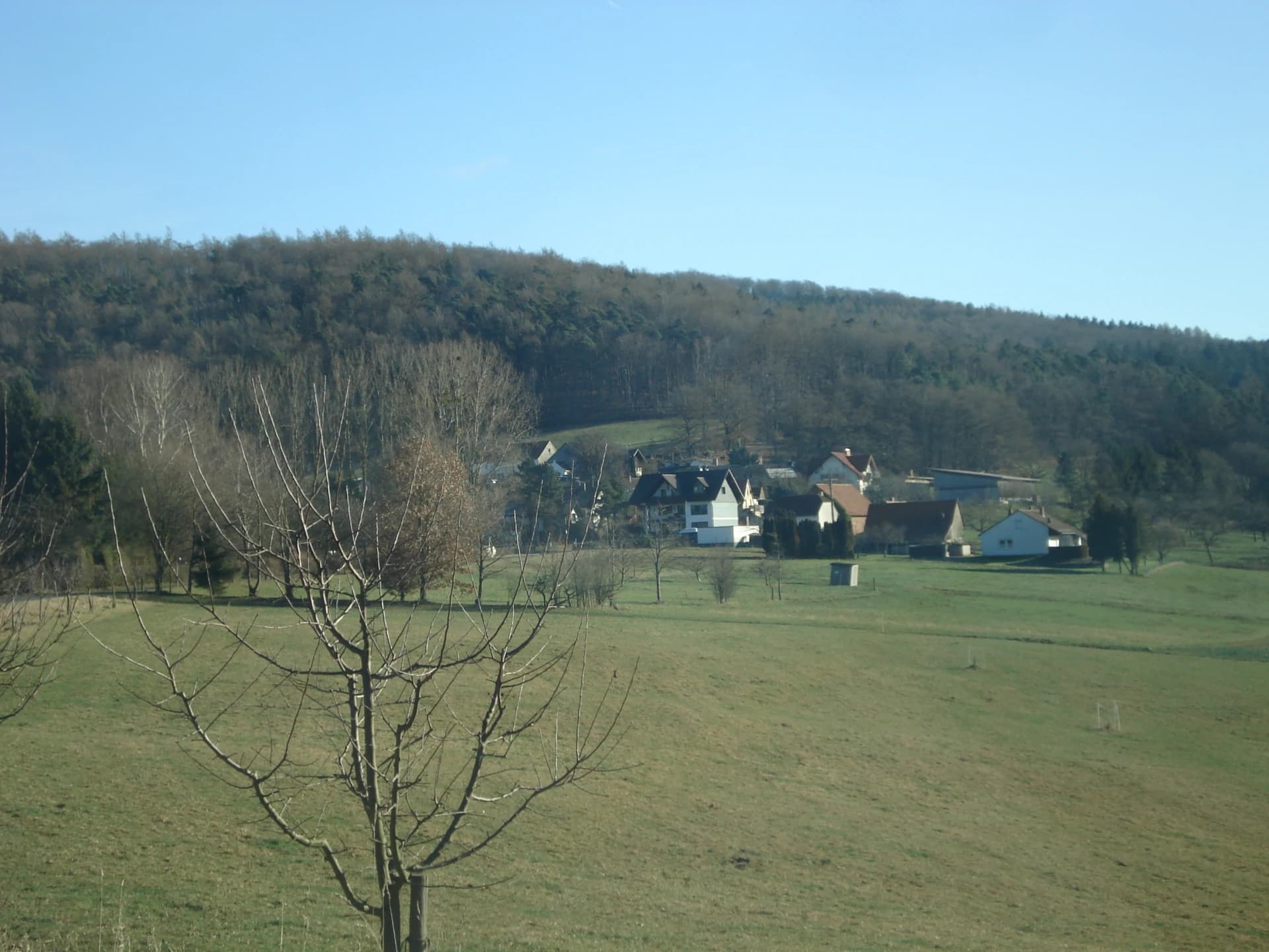 Blick auf den Ortsteil Steiger in Bessenbach
