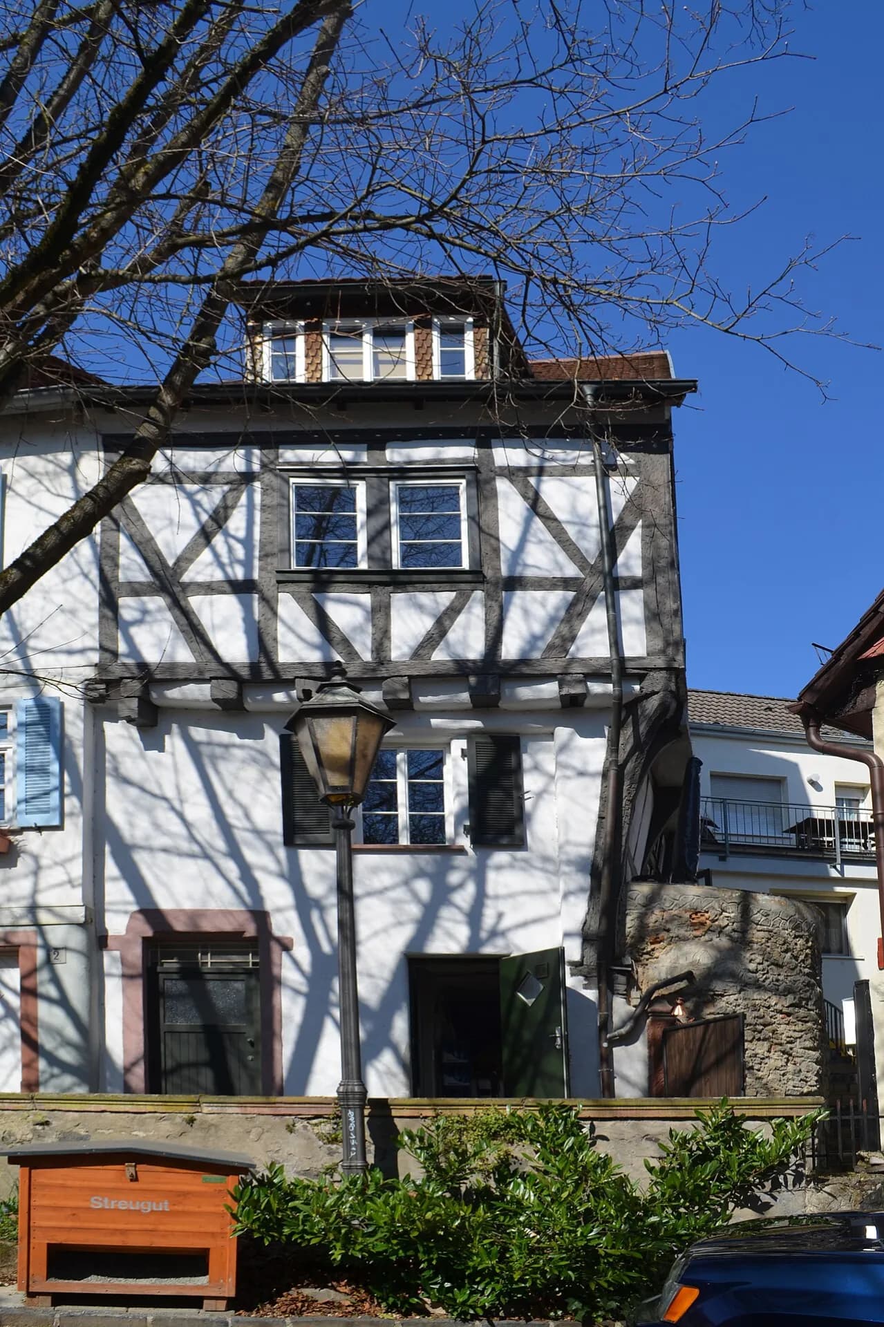 Fachwerkhaus in der Schloßstraße in Hanau-Steinheim