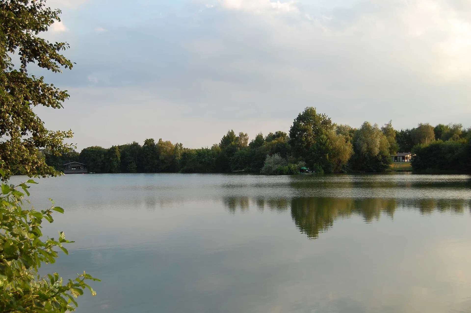 Steinrodsee im Herbst bei Weiterstadt