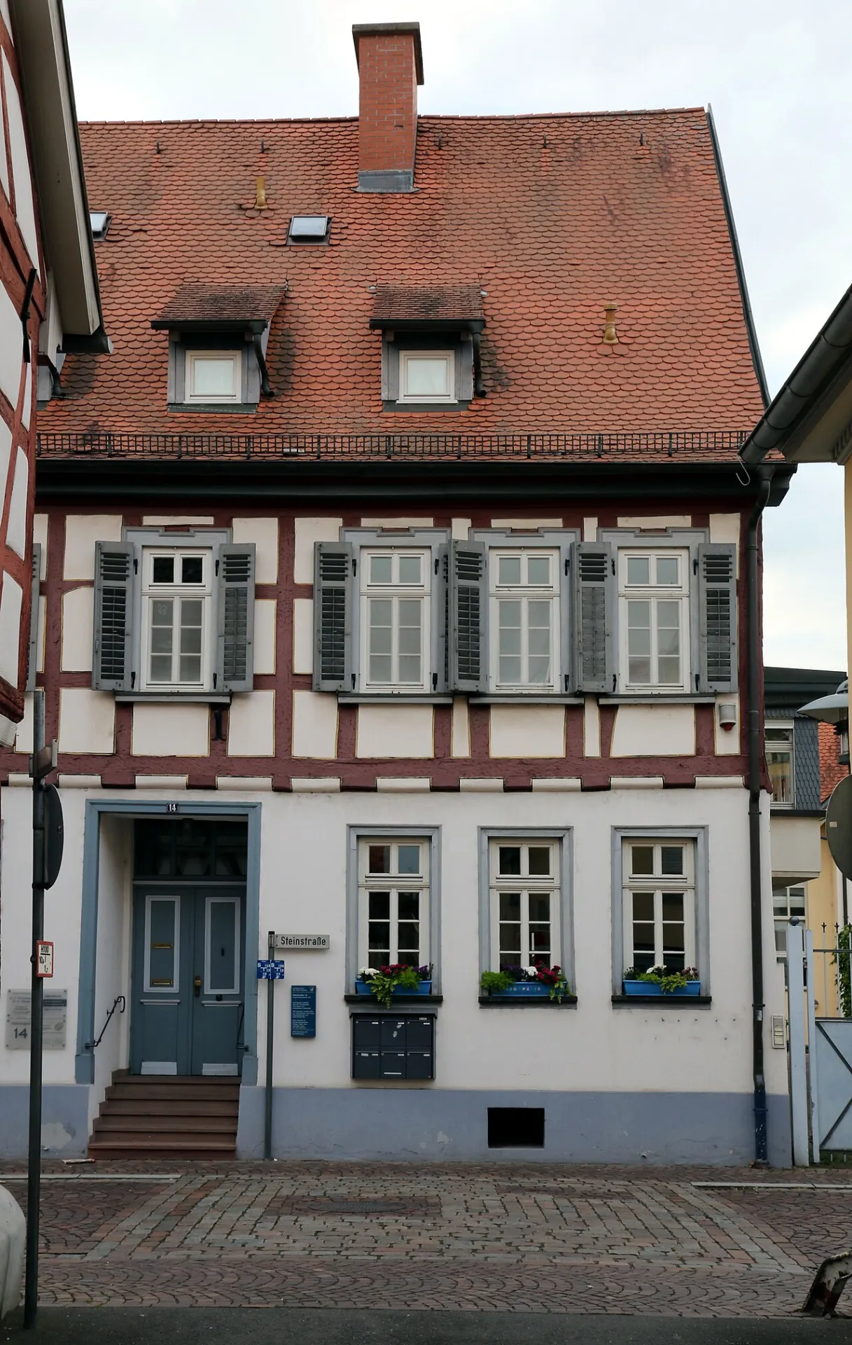 Barockfassade Steinstraße 14 in Dieburg