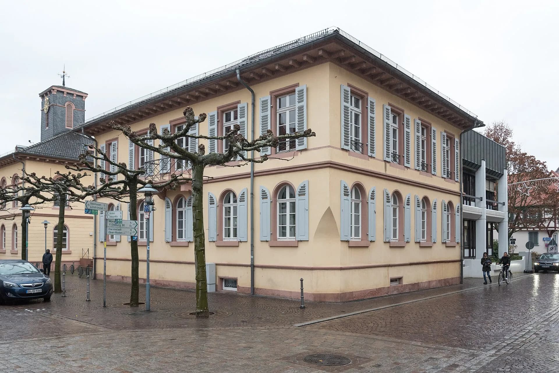 Klassizistisches Eckhaus Steinstraße 6 in Dieburg