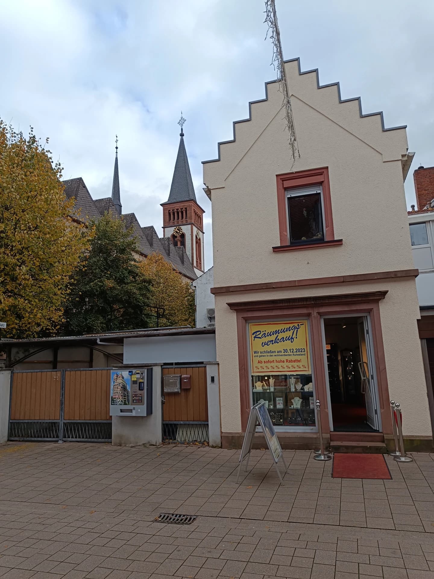 Treppengiebelhaus am Kirchplatz in Dieburg