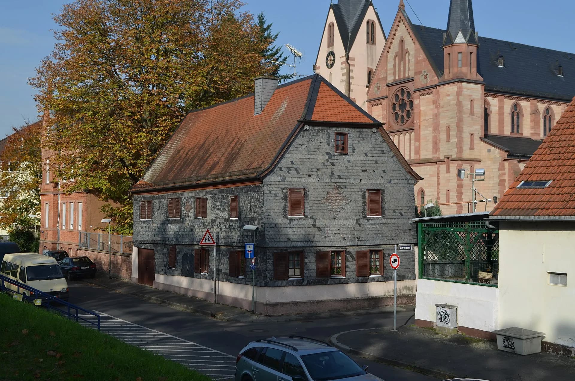 Historisches Wohnhaus an der Sternstraße in Offenbach-Bürgel