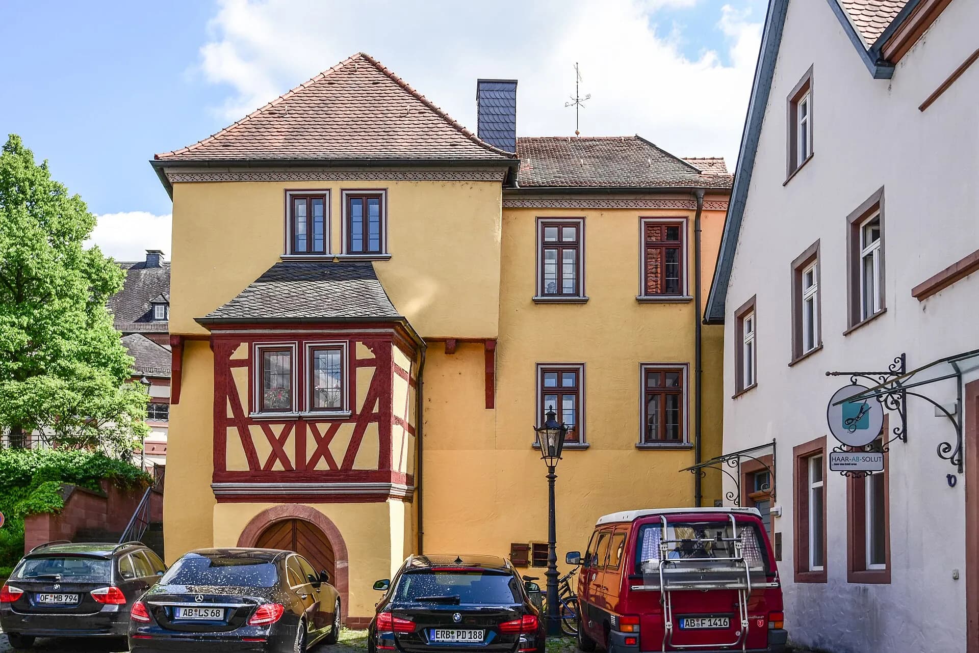 Rokokohaus in der Stiftsgasse 6 in Aschaffenburg