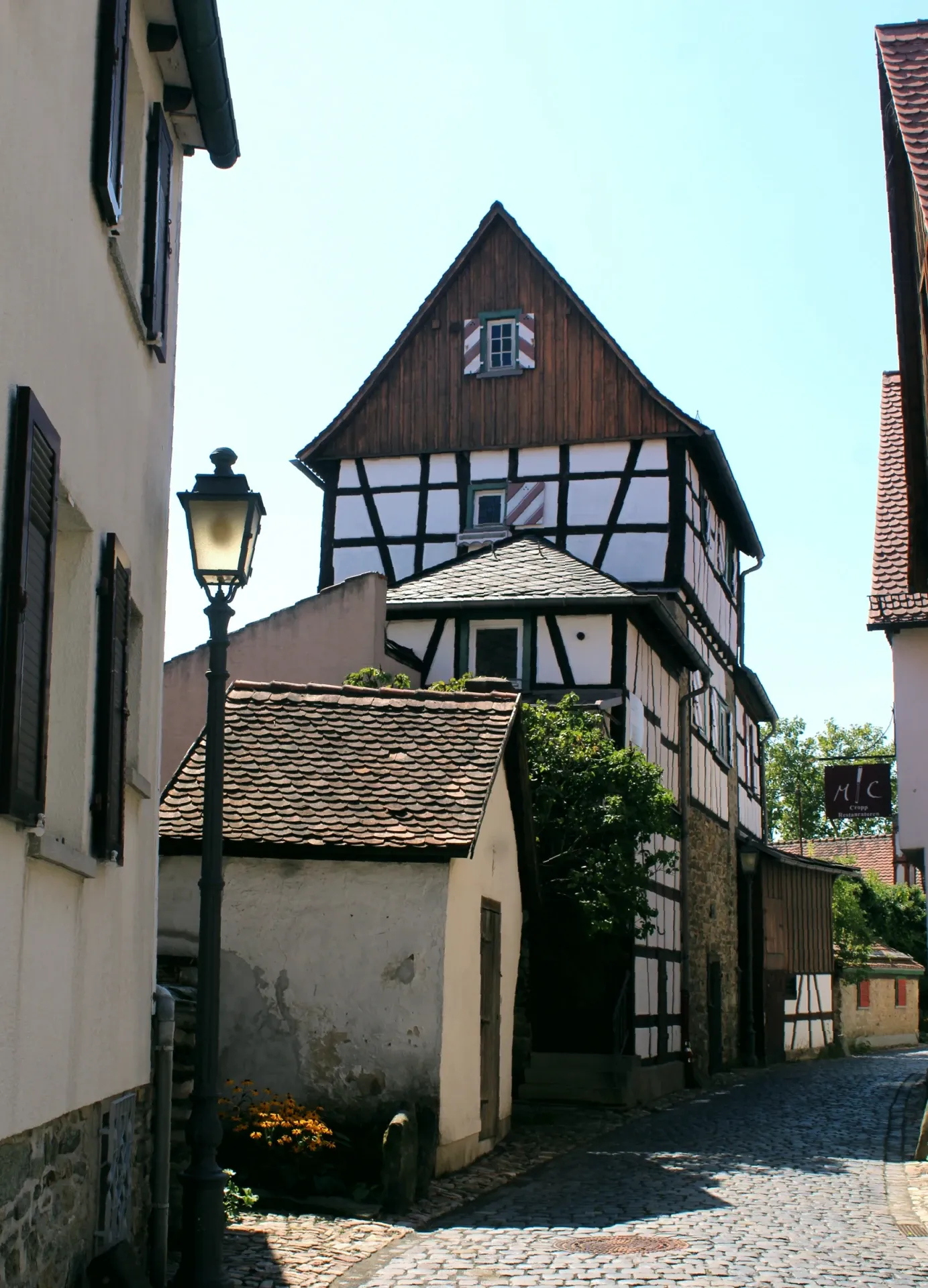 Straße An der Stadtmauer in Kronberg im Taunus