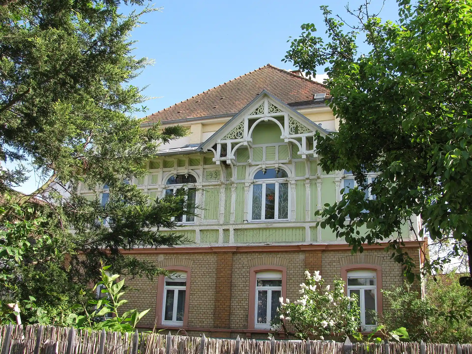Jugendstilvilla in der Taubengasse in Hanau-Großauheim