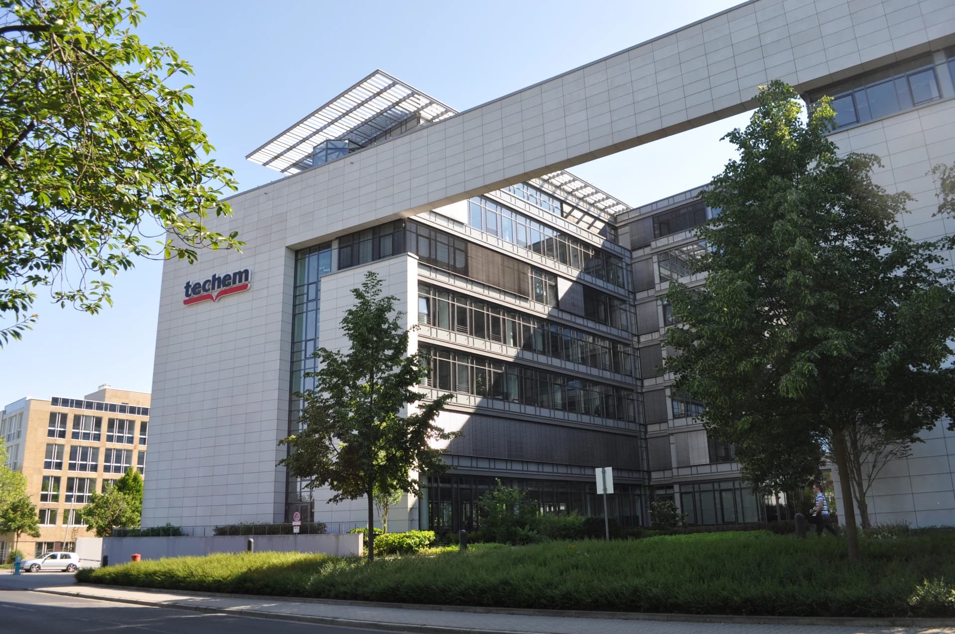 Techem-Gebäude an der Hauptstraße in Eschborn