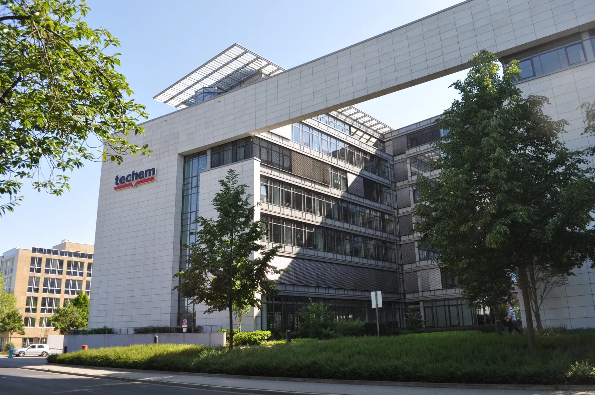 Techem-Gebäude an der Hauptstraße in Eschborn