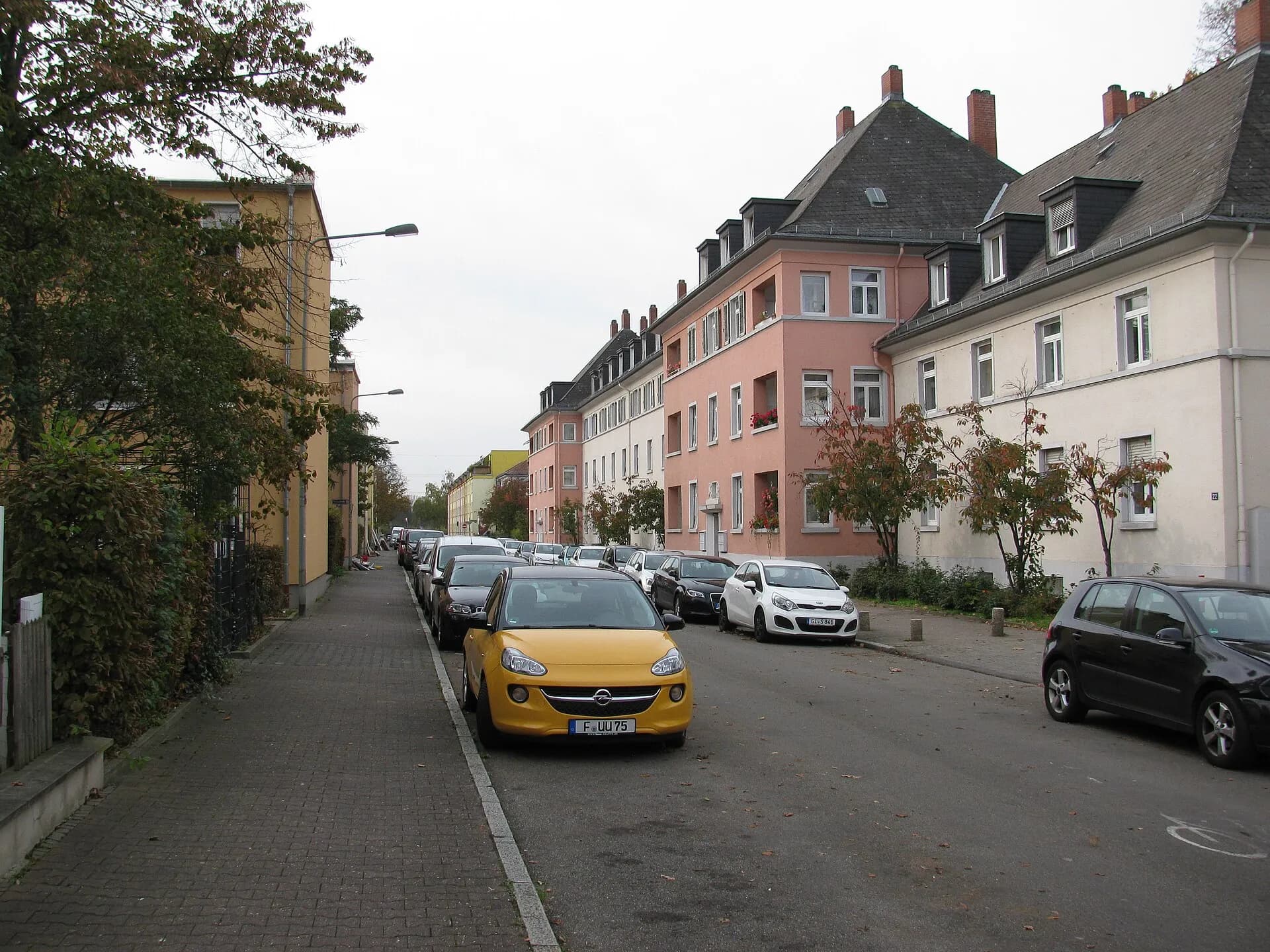 Tevesstraße im Frankfurter Gallus