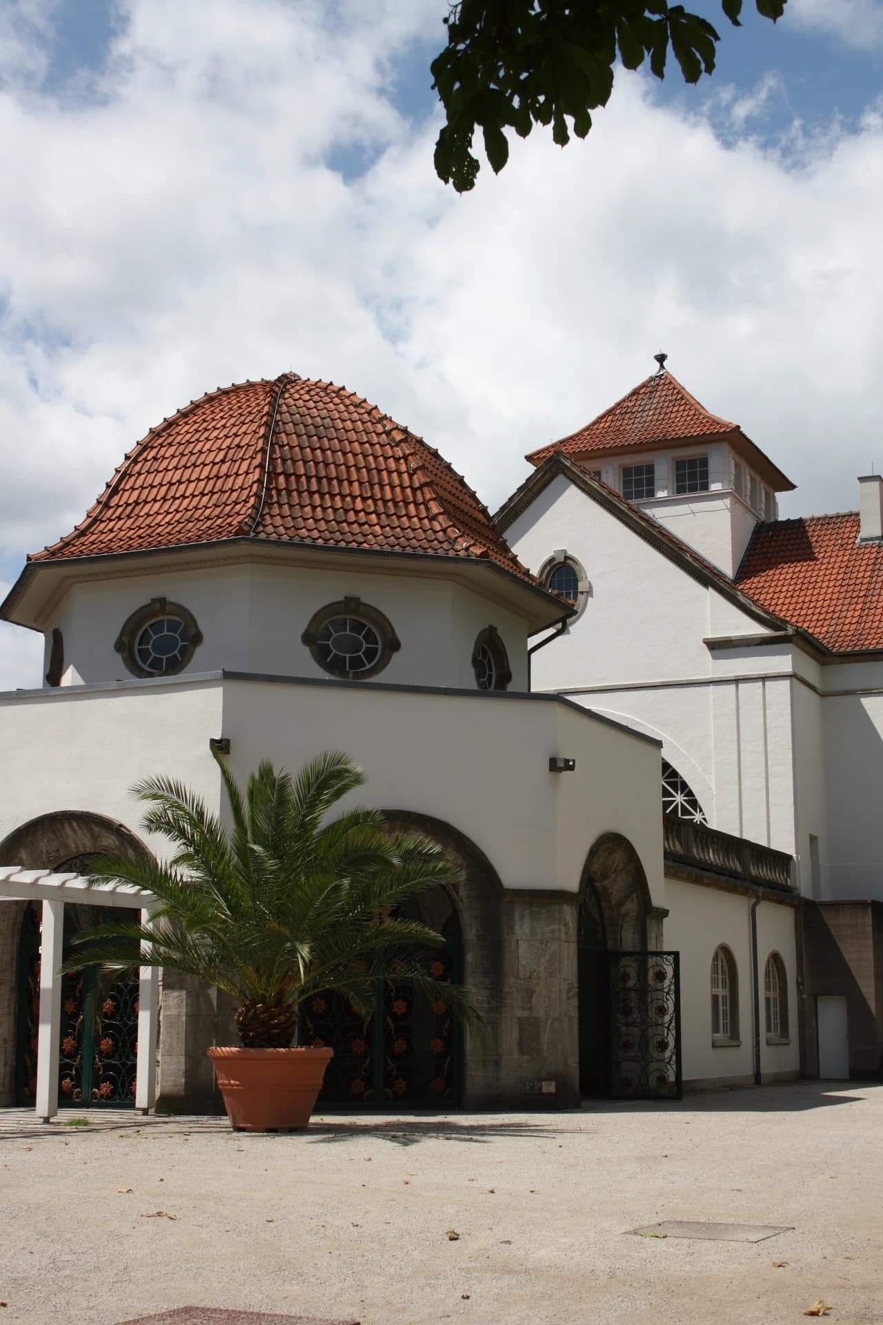 Innenhof der Trinkkuranlage in Bad Nauheim