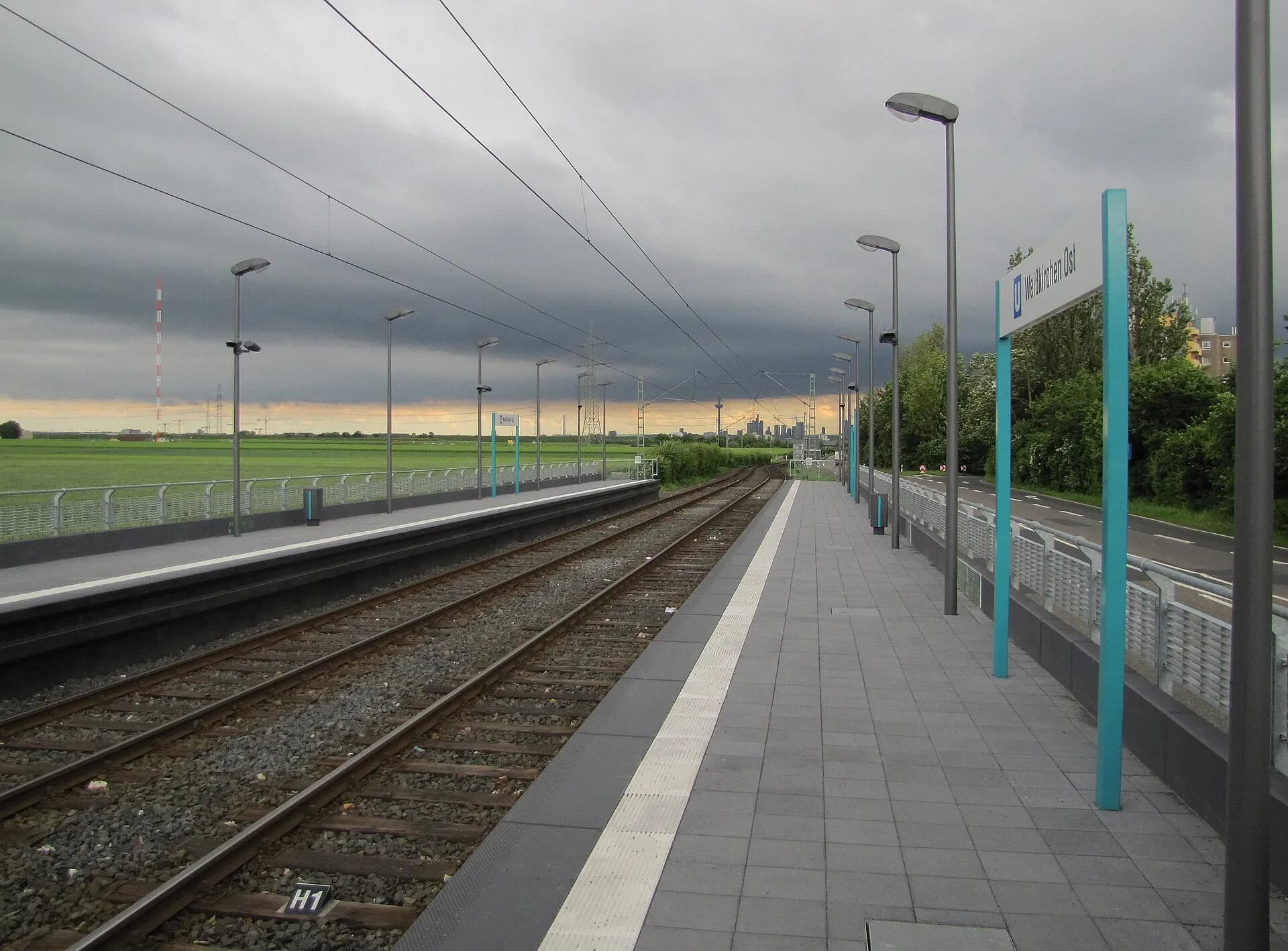 U-Bahn-Station Weißkirchen Ost in Oberursel-Weißkirchen