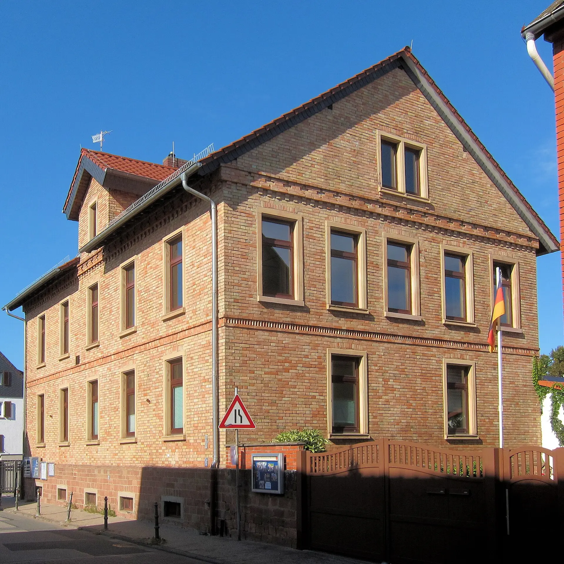 Backsteinhaus im Unterdorf in Büttelborn-Worfelden