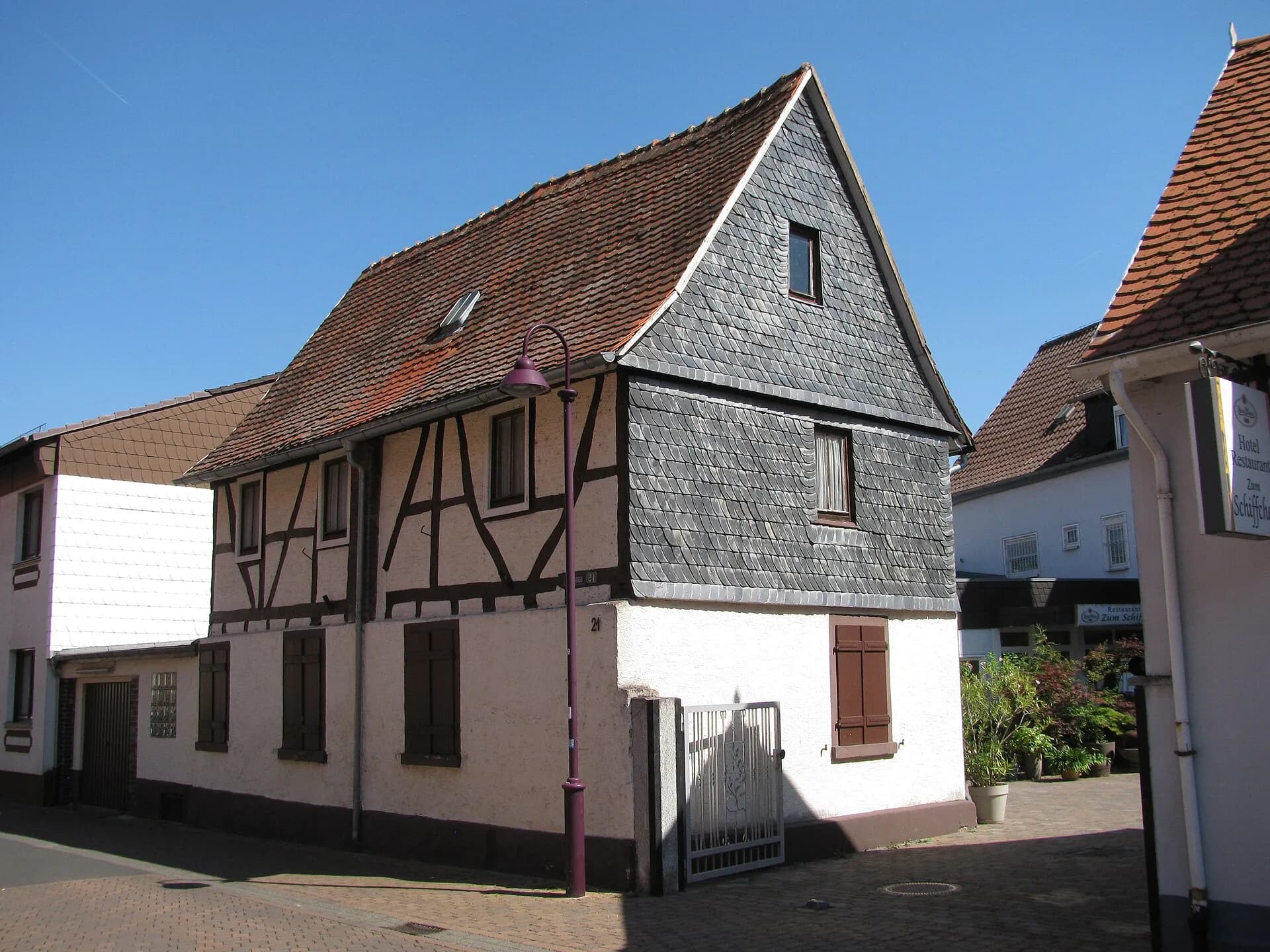 Fachwerkhaus Untergasse 21 in Maintal-Dörnigheim