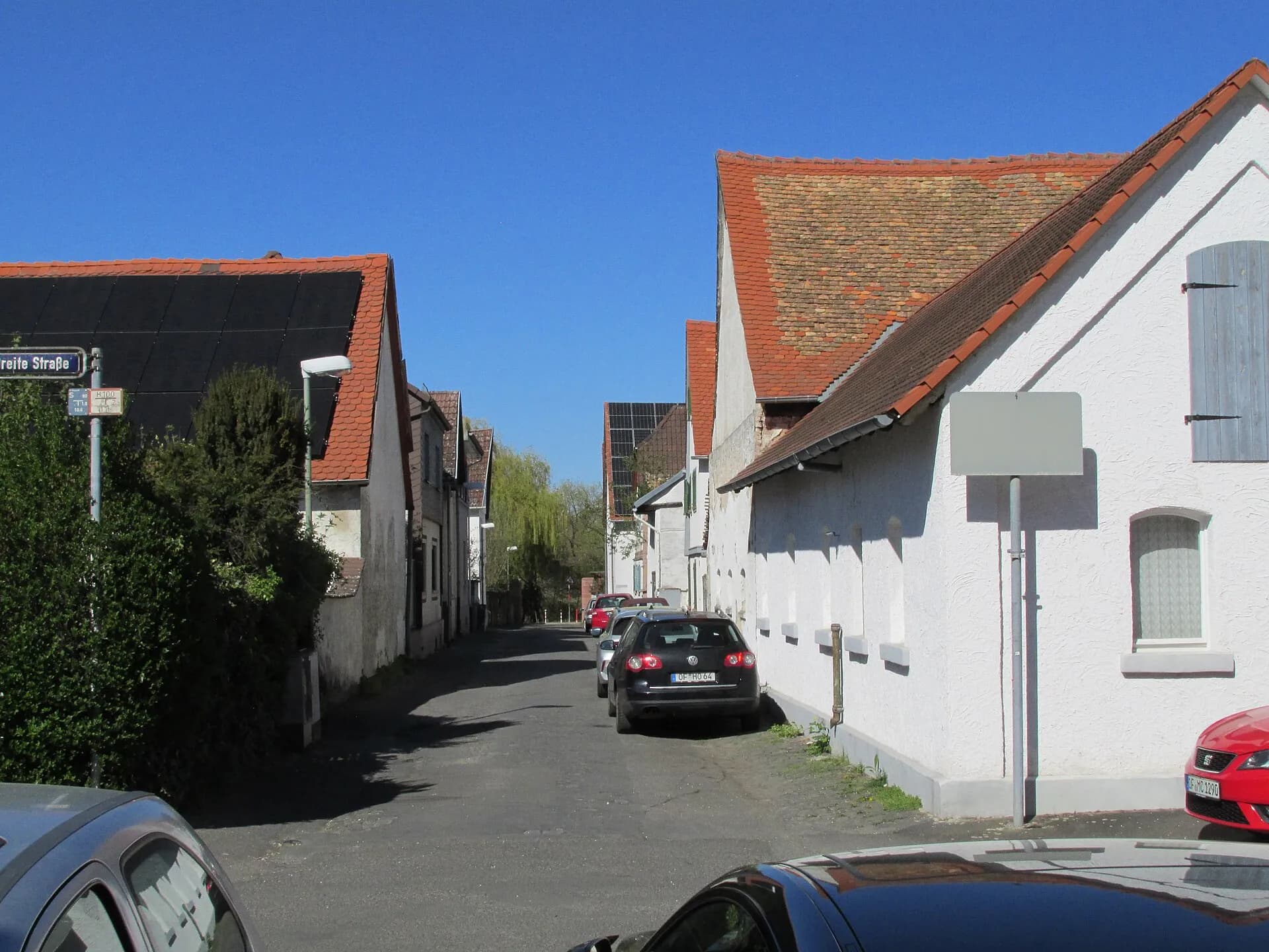 Untergasse in Offenbach-Rumpenheim