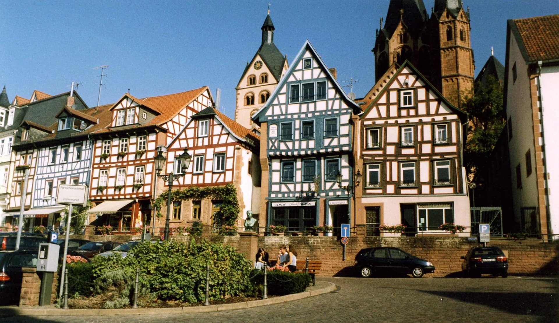 Fachwerkzeile am Untermarkt in Gelnhausen
