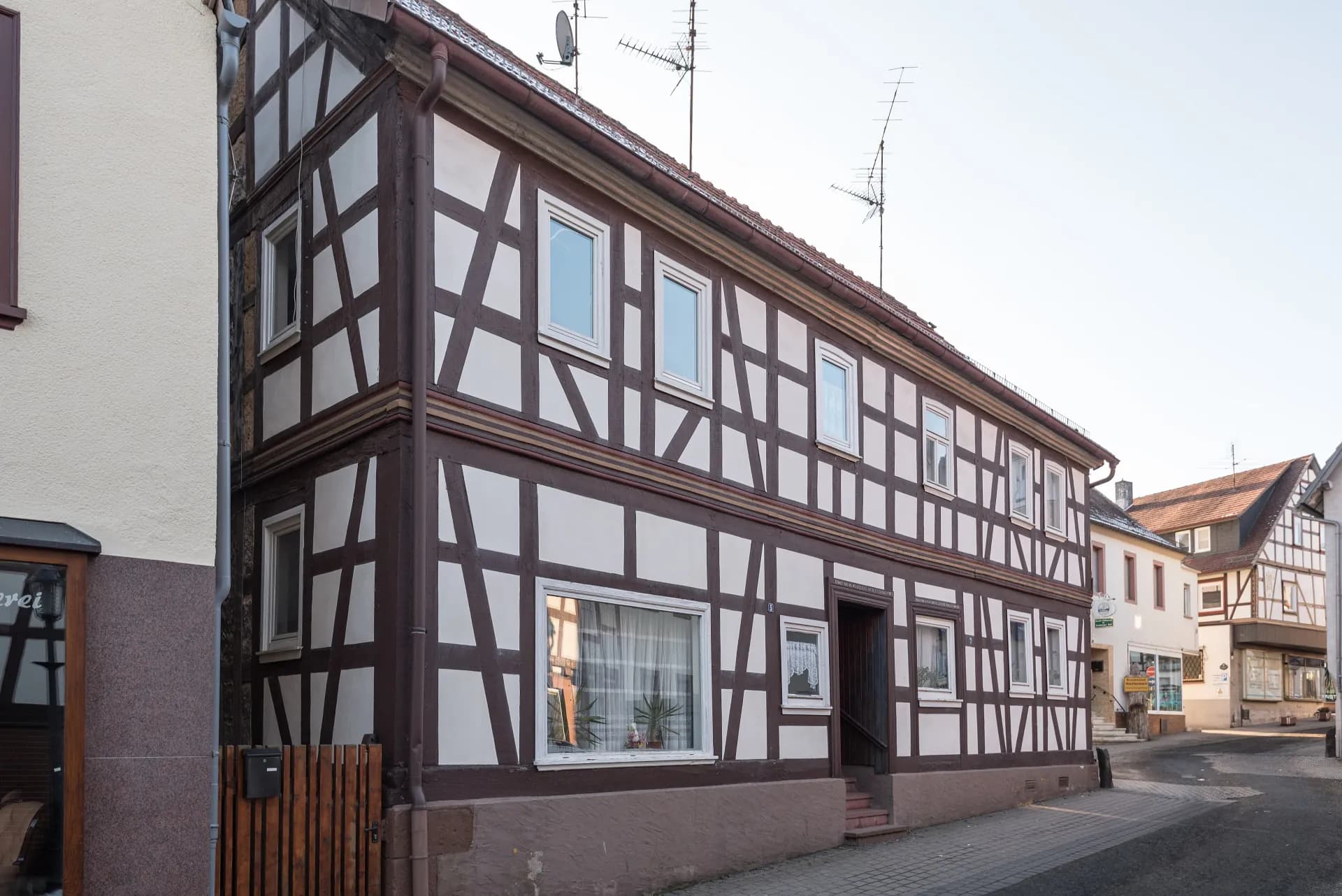 Straßenansicht Untertor 5 und 7 in Wächtersbach