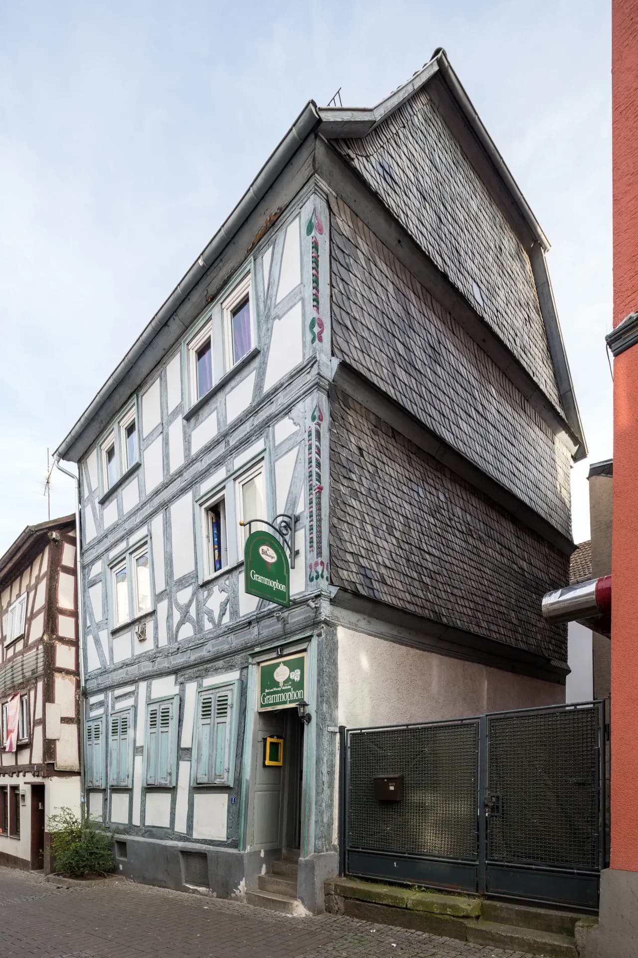 Schiefergiebelhaus Usagasse 1 in Friedberg (Hessen)