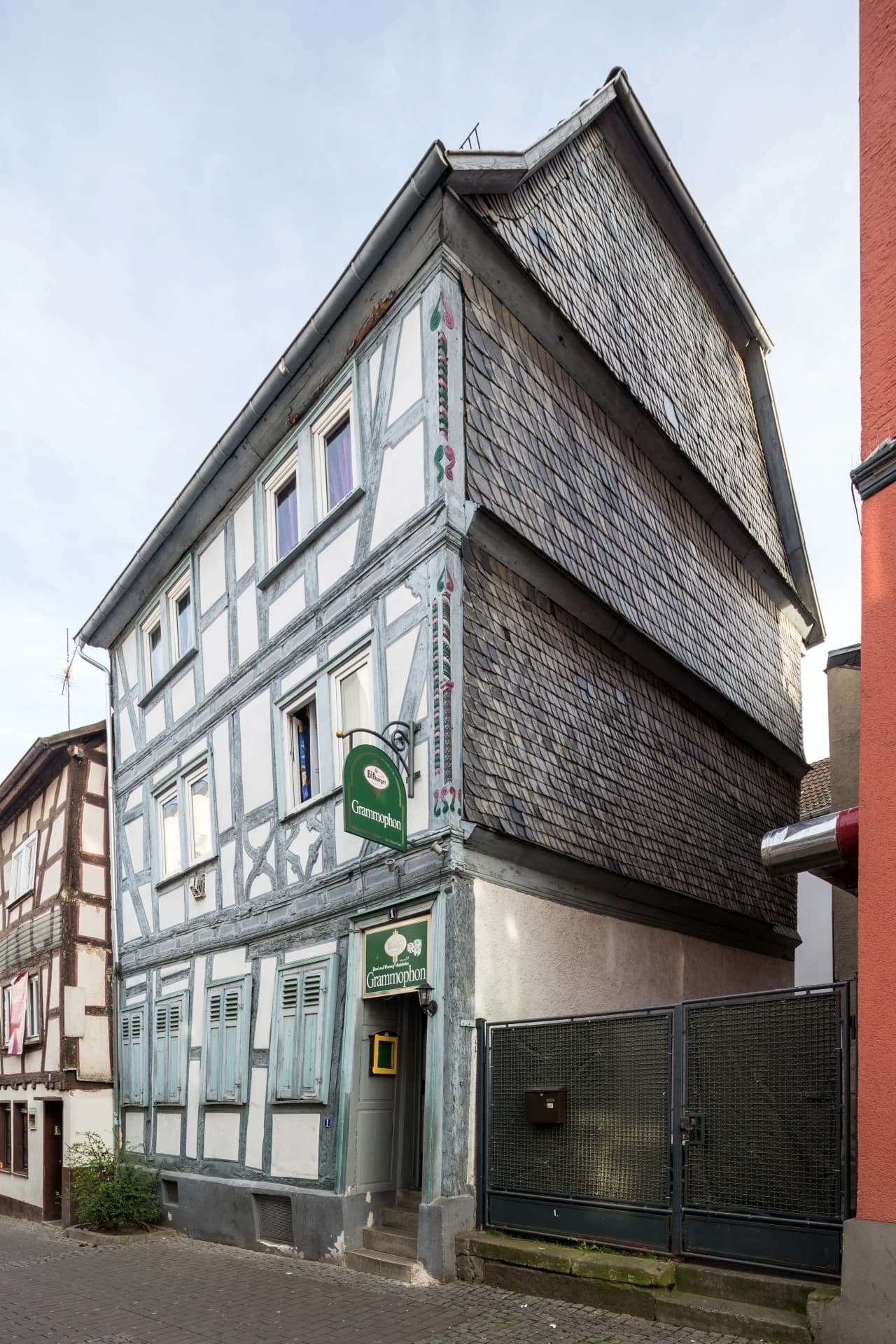 Schiefergiebelhaus Usagasse 1 in Friedberg (Hessen)