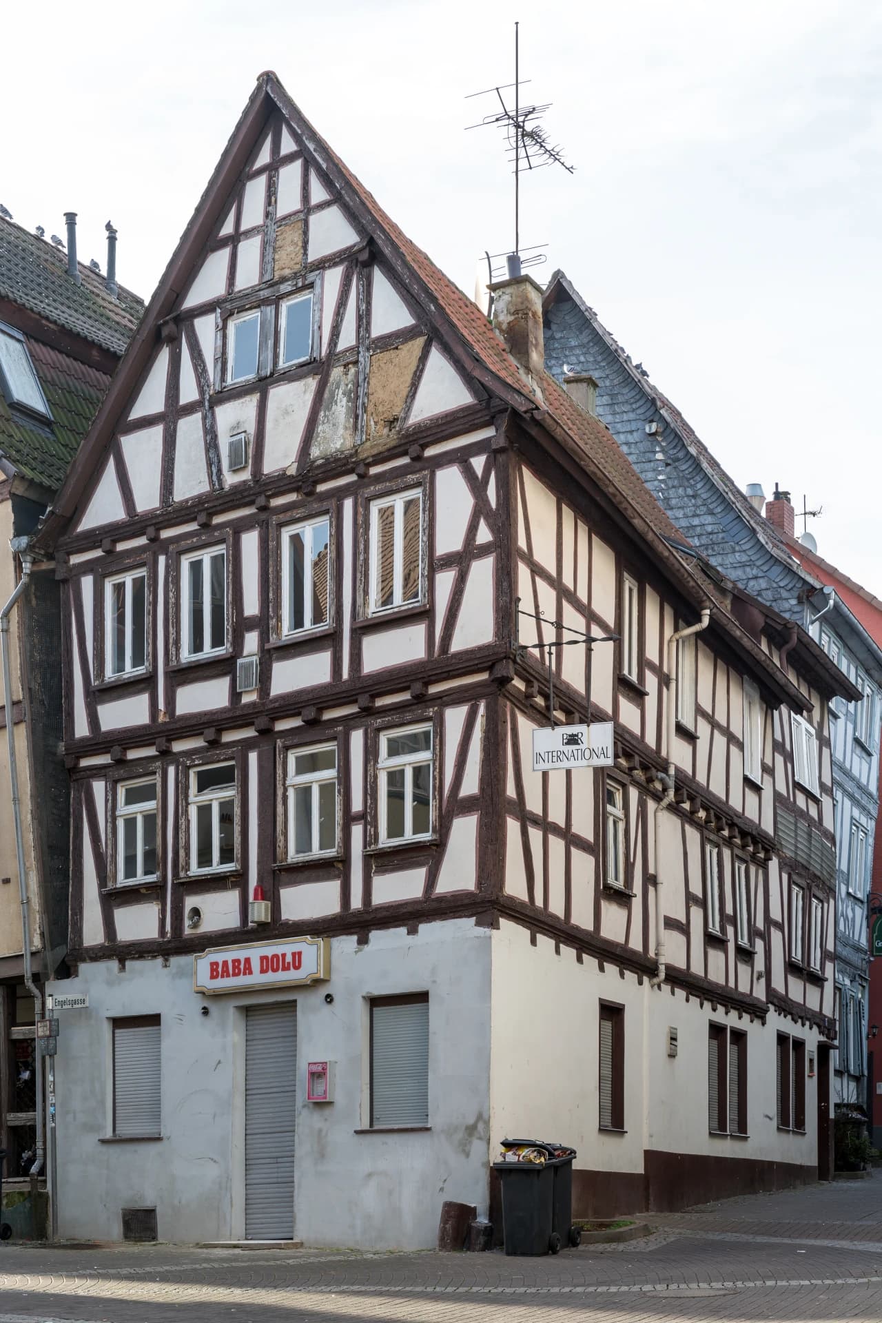 Eck-Fachwerkhaus Usagasse 3 in Friedberg (Hessen)