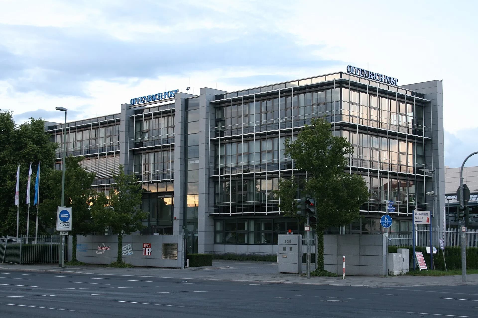 Verlagsgebäude an der Waldstraße in Offenbach am Main